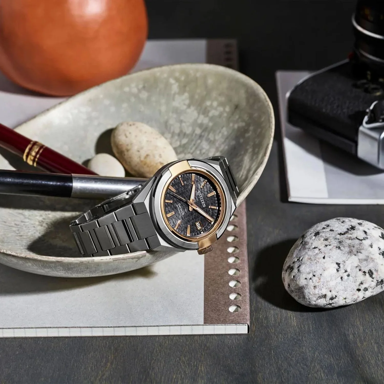 Series 8 - 870 Mechanical Men Automatic Grey Dial Analog Stainless Steel Watch NA1034-51H - Image 6