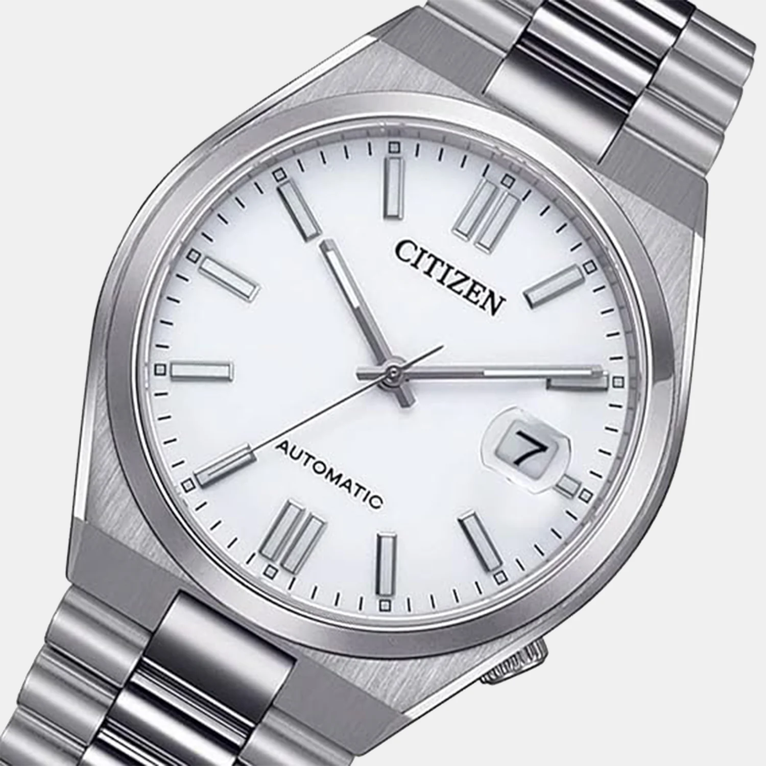 Tsuyosa Men Automatic White Dial Analog Stainless Steel Watch NJ0150-81A - Image 4