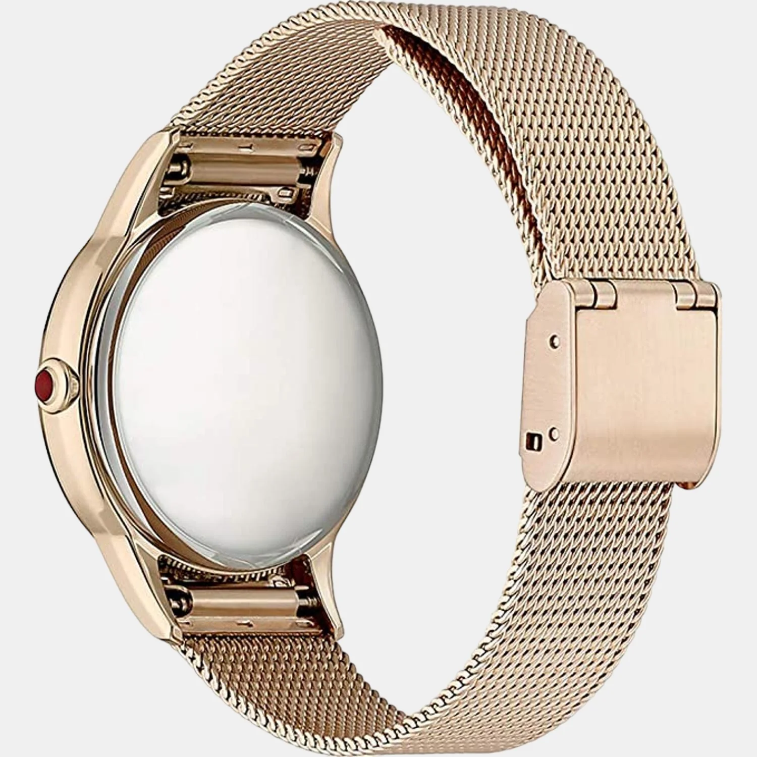 Women Eco-Drive White Dial Analog Stainless Steel Watch EM0813-86Y - Image 2