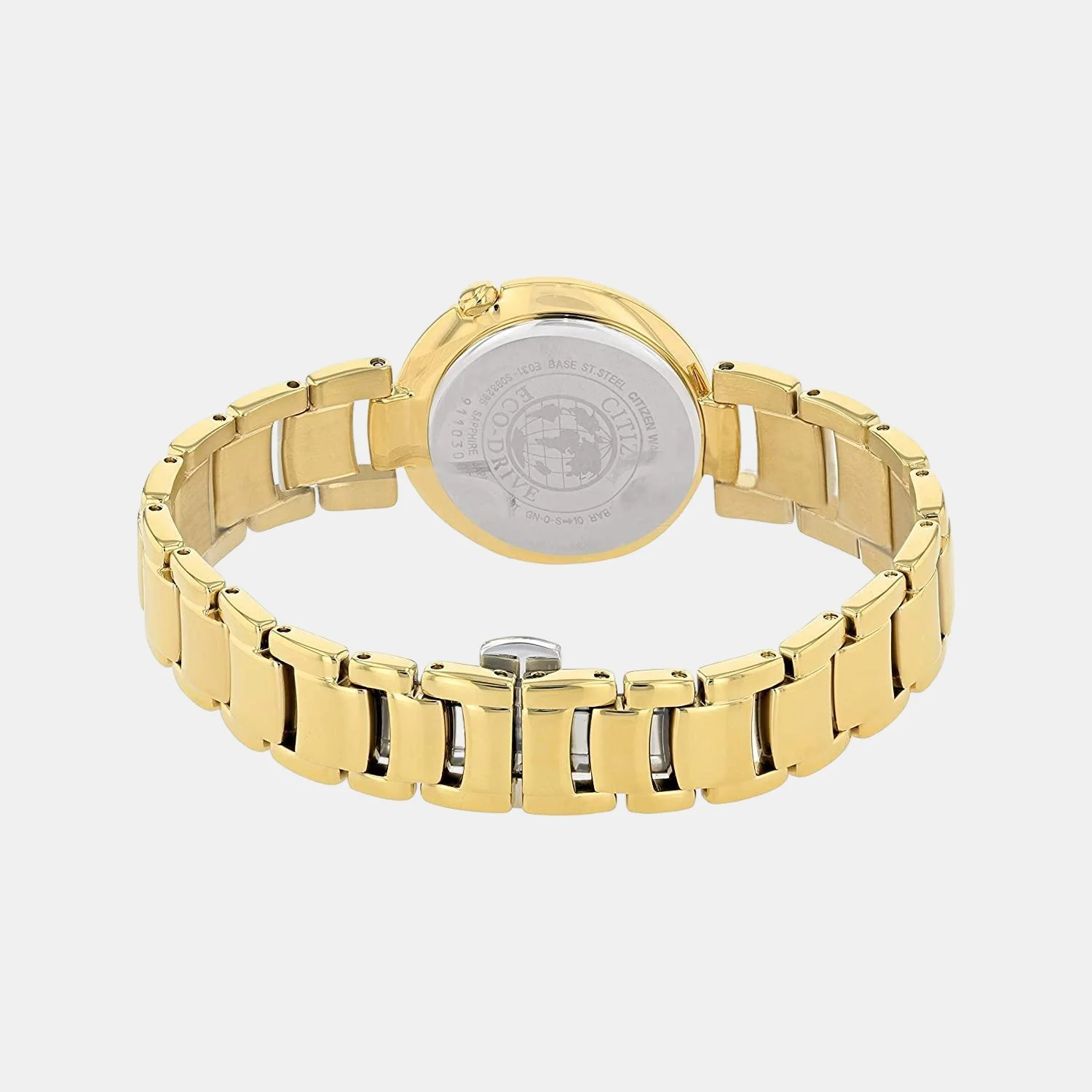 Women Quartz Mother Of Pearl Dial Analog Stainless Steel Watch EM0336-59D - Image 4