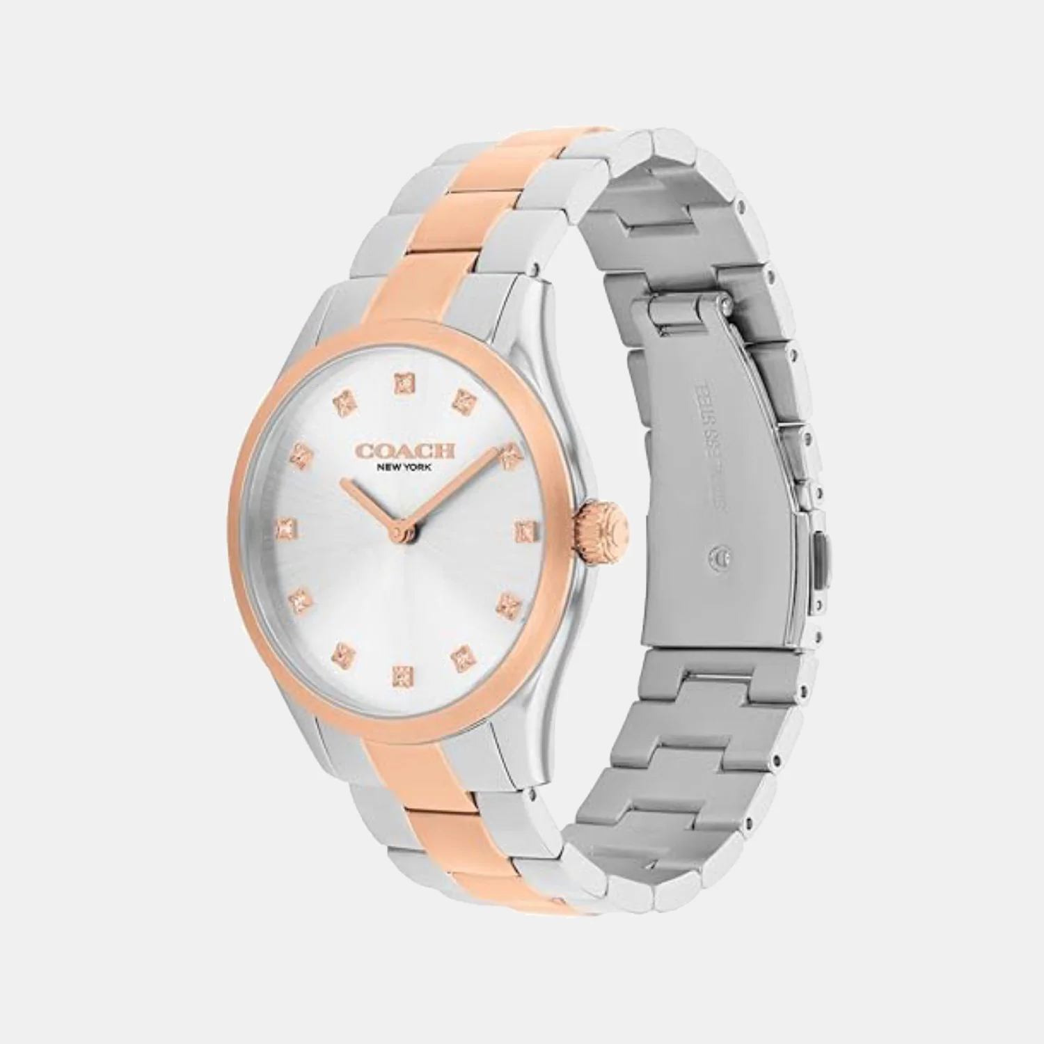 Brooks Women Quartz Silver Dial Analog Stainless Steel Watch 14504537 - Image 2