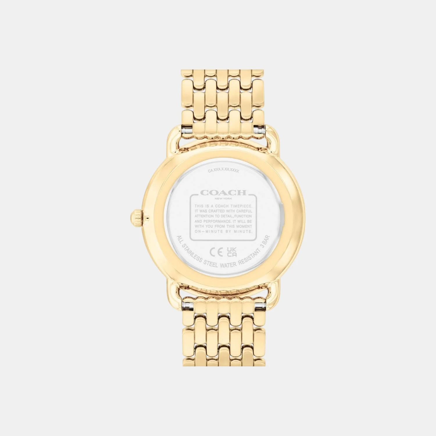 Elliot Women Quartz Beige Dial Analog Stainless Steel Watch 14504517 - Image 3