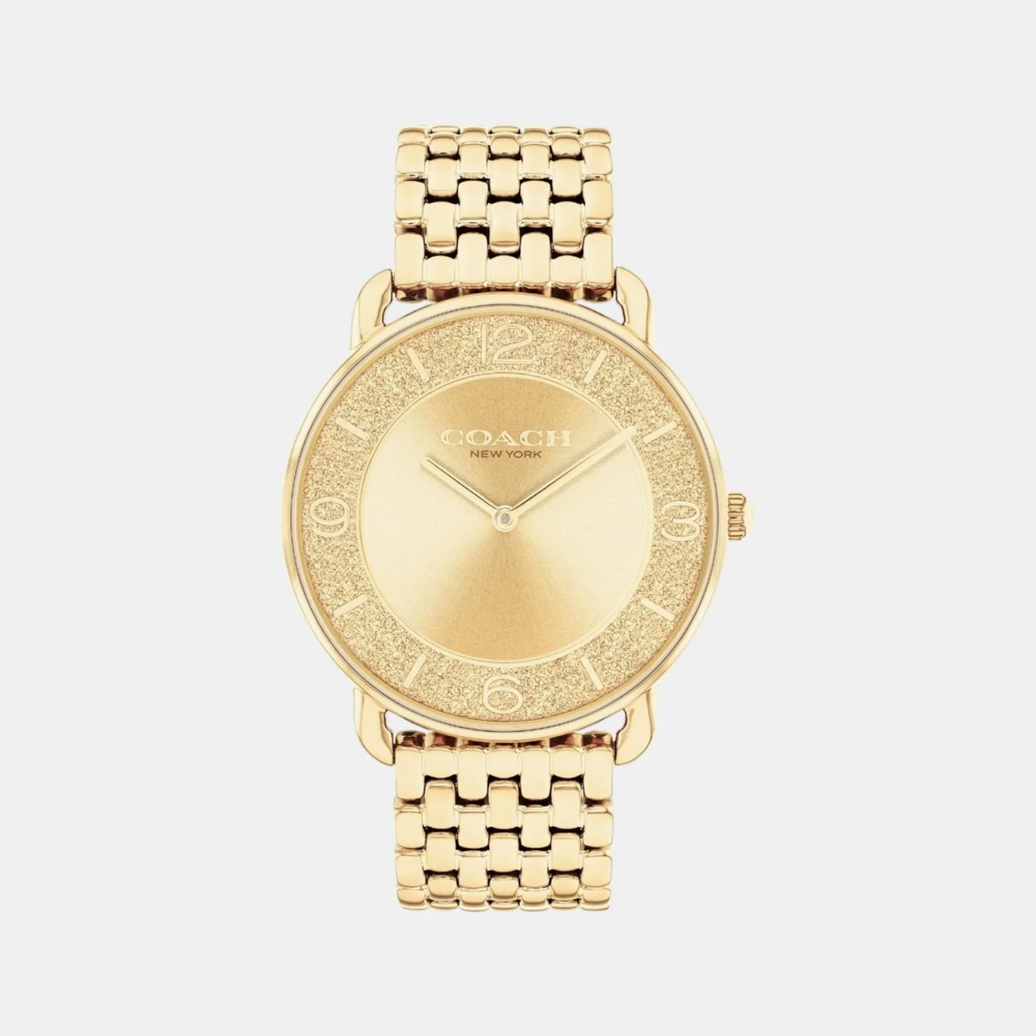 Elliot Women Quartz Gold Dial Analog Stainless Steel Watch 14504374 - Image 2