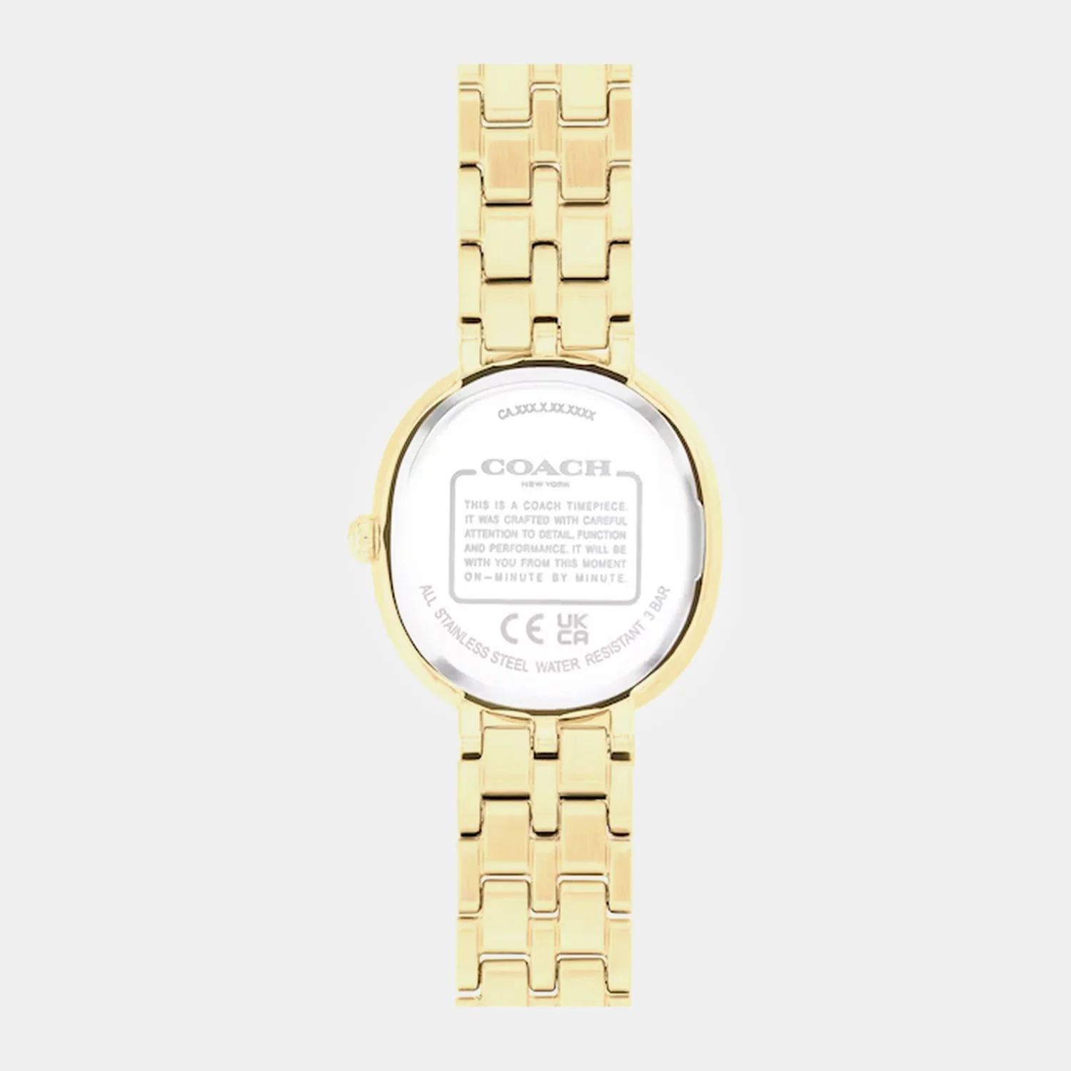 Harlow Women Quartz Gold Dial Analog Stainless Steel Watch 14504660 - Image 2