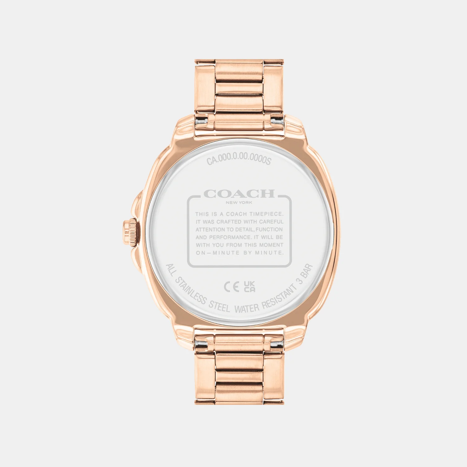 Kitt Women Quartz Blush Dial Multi-Function Stainless Steel Watch 14504399 - Image 3