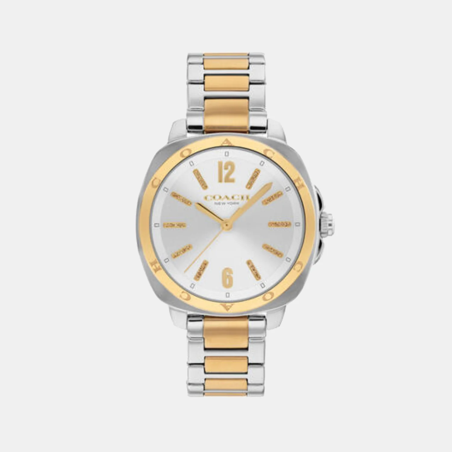 Kitt Women Quartz Dual Tone Dial Analog Stainless Steel Watch 14504544 - Image 2
