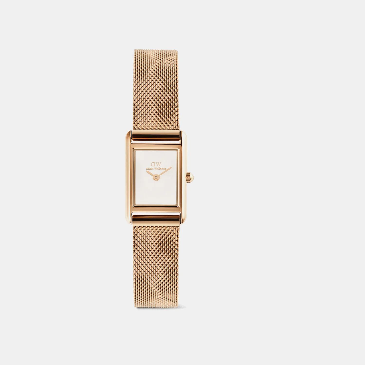 Bound Mini Sterling Women Quartz White Dial Analog Mesh Watch DW00100929