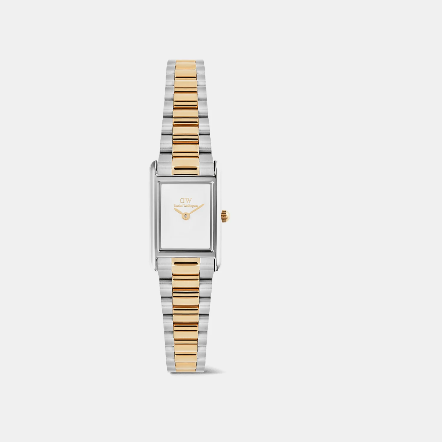 Bound Women Quartz White Dial Analog Stainless Steel Watch DW00100933