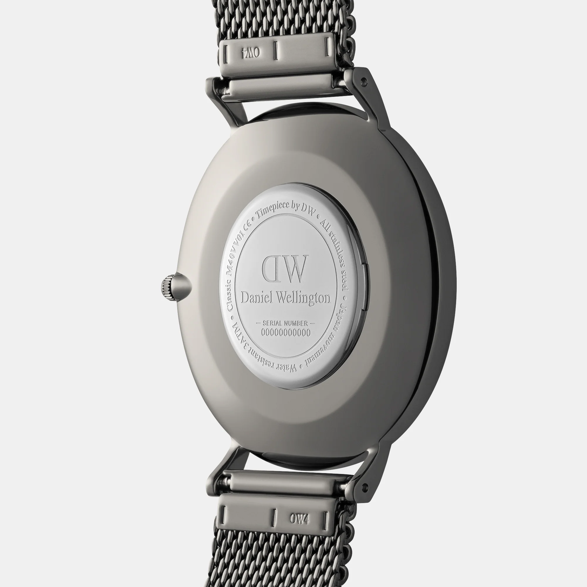 Classic Men Quartz Grey Dial Analog Stainless Steel Watch DW00100630K - Image 4