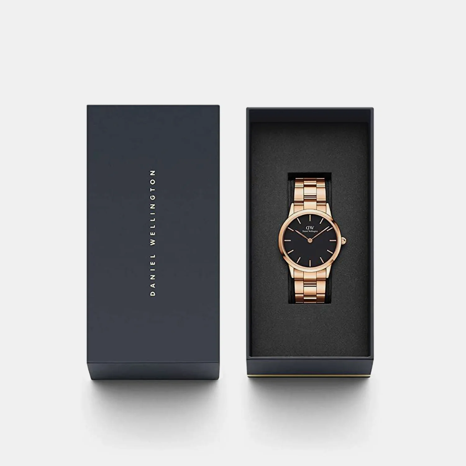 Iconic Men Quartz Black Dial Analog Stainless Steel Watch DW00100210K - Image 8