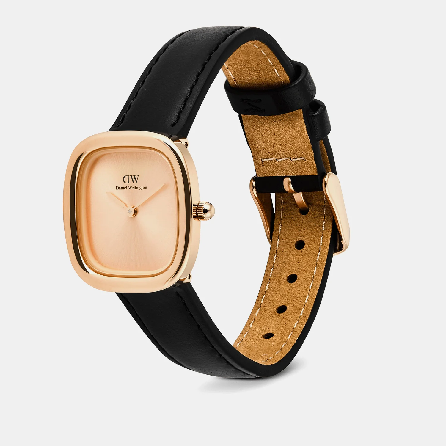 Margot Sheffield Women Quartz Rose Gold Dial Analog Leather Watch DW00100879 - Image 2