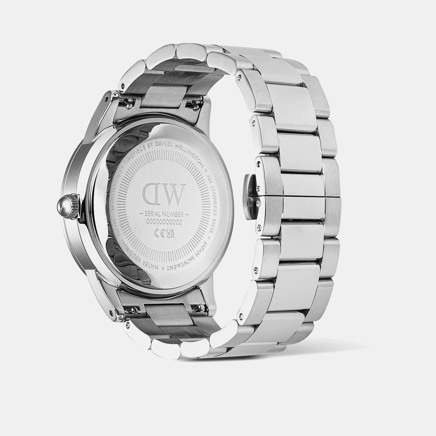 Men Quartz Blue Dial Analog Stainless Steel Watch DW00100820K - Image 4