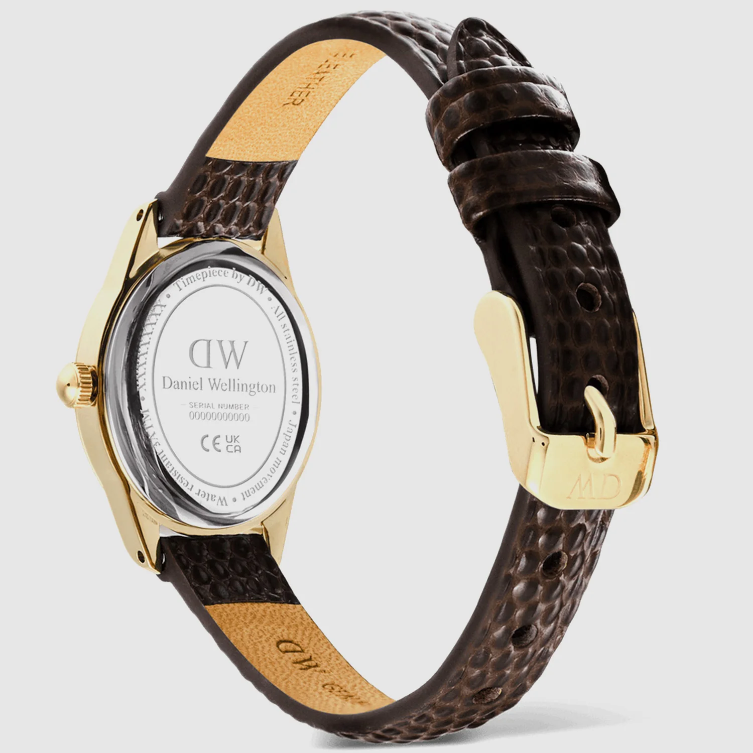 Ophelia Women Quartz White Dial Analog Leather Watch DW00100891 - Image 4
