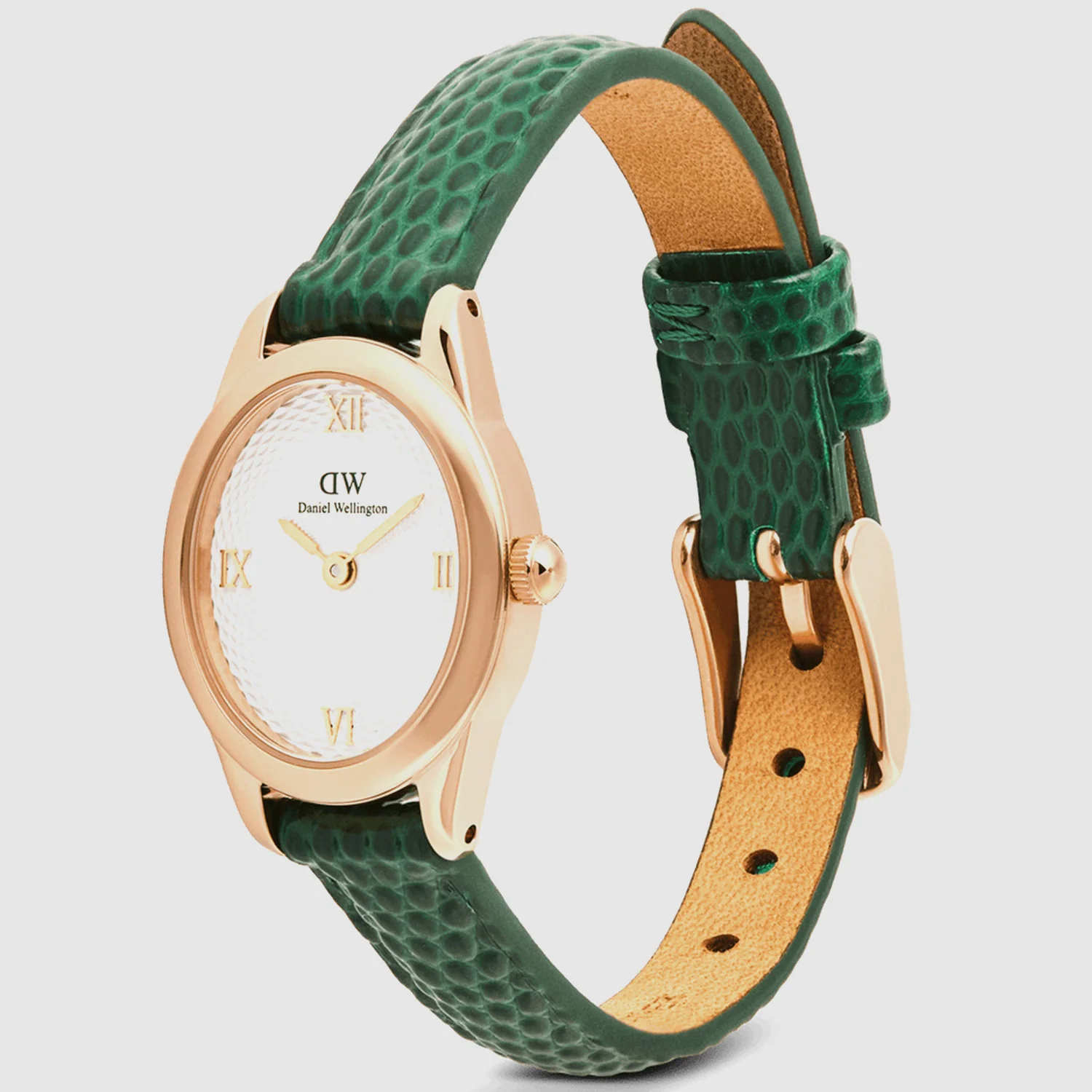 Ophelia Women Quartz White Dial Analog Leather Watch DW00100895 - Image 3