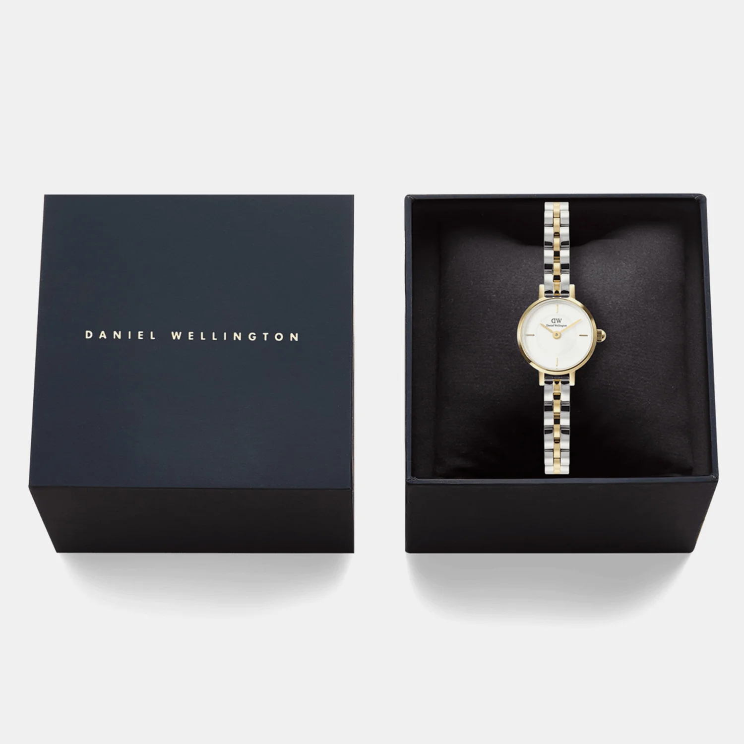 Petite Mini Arch Women Quartz White Dial Analog Stainless Steel Watch DW00100923 - Image 6