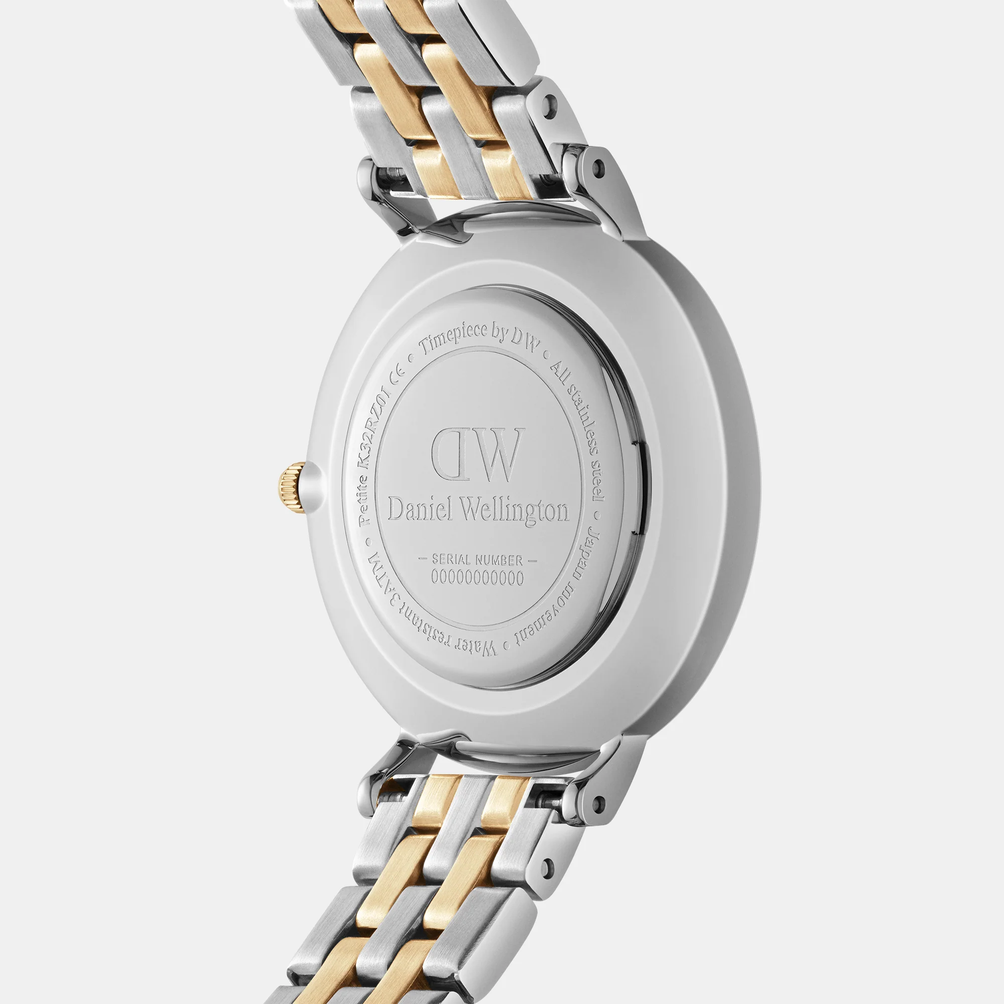 Petite Women Quartz White Dial Analog Stainless Steel Watch DW00100616K - Image 3