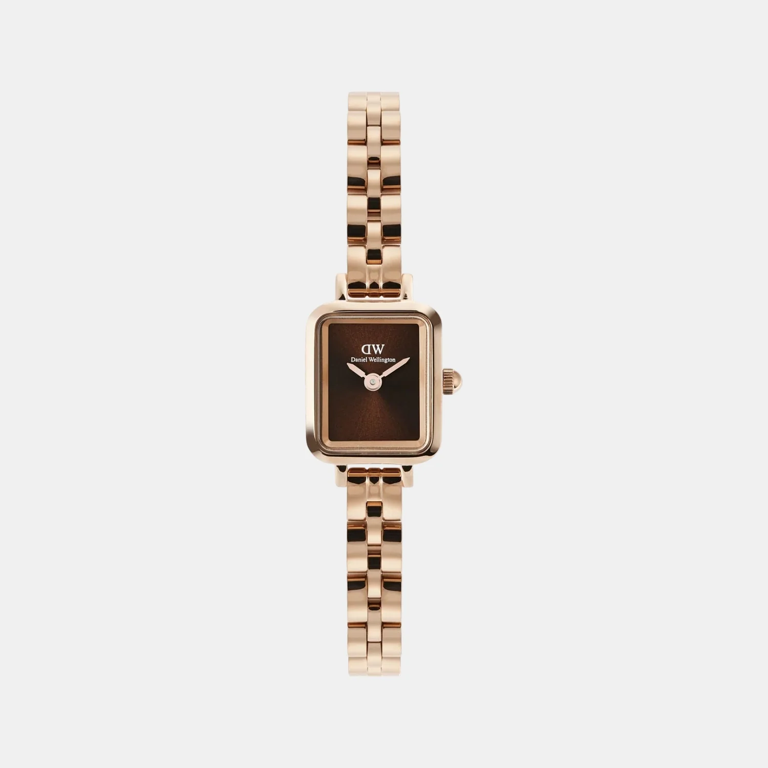 Quadro Women Quartz Brown Dial Analog Stainless Steel Watch DW00100849K