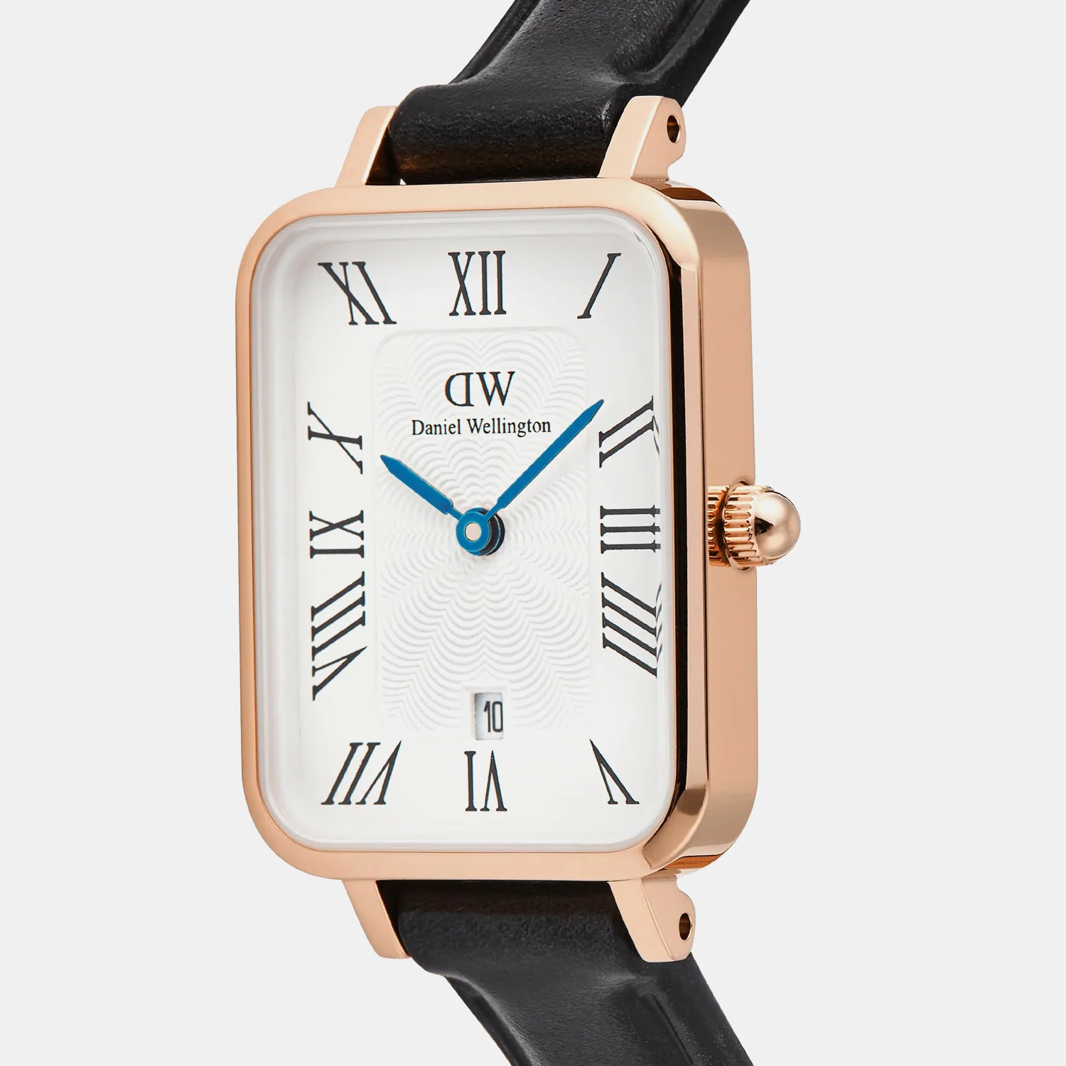Quadro Women Quartz White Dial Analog Leather Watch DW00100862K - Image 2