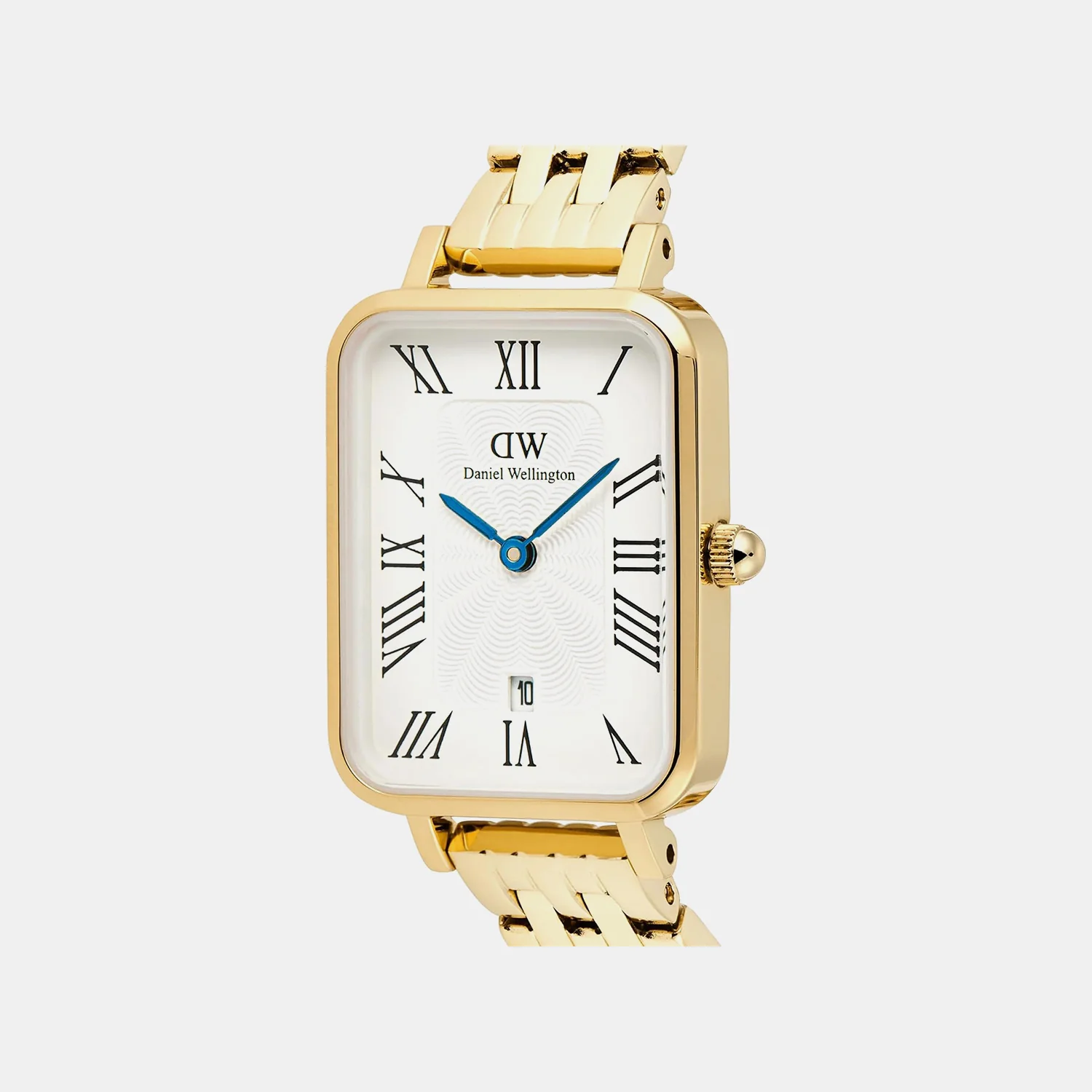Quadro Women Quartz White Dial Analog Stainless Steel Watch DW00100861K - Image 2