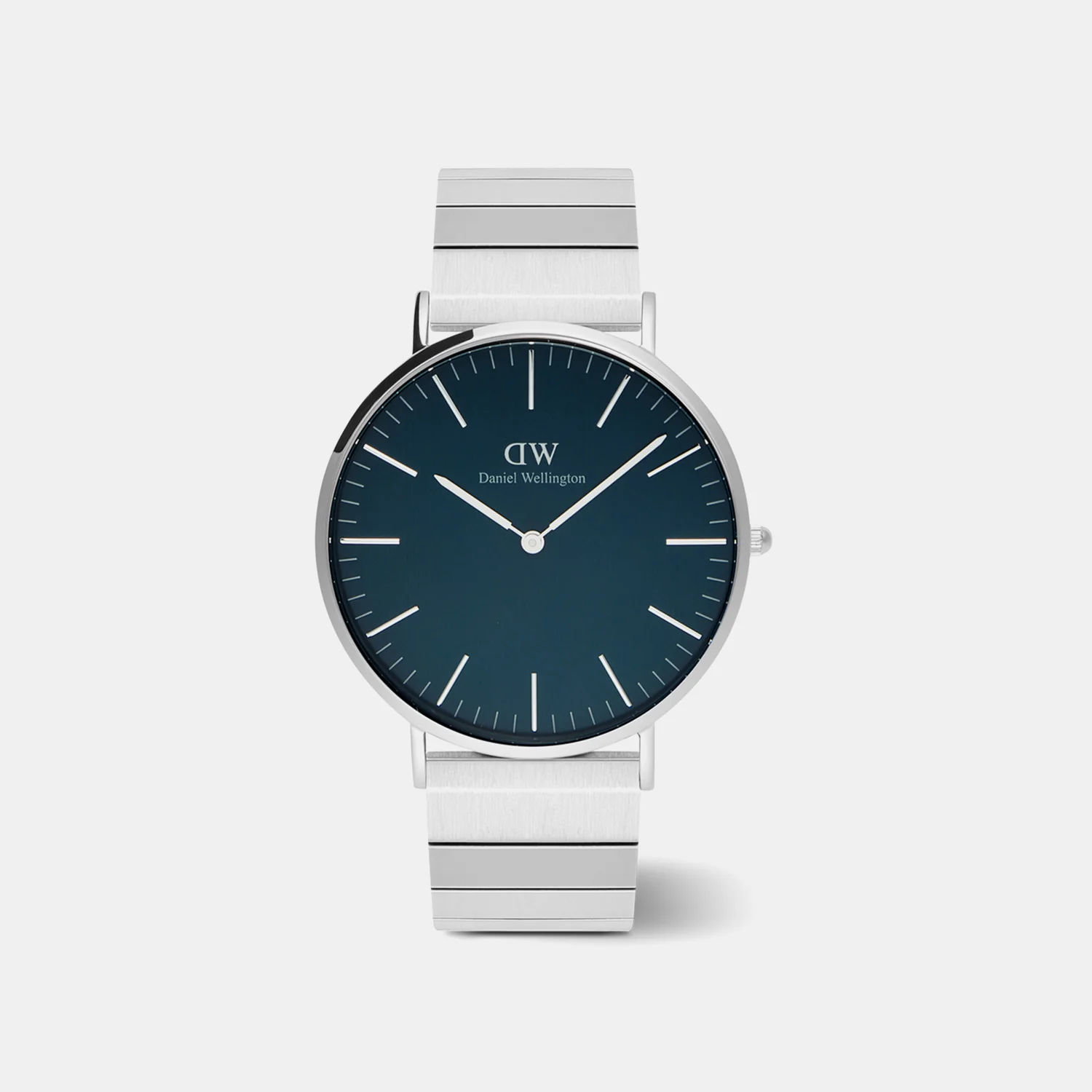 Unisex Quartz Blue Dial Analog Stainless Steel Watch DW00100776K