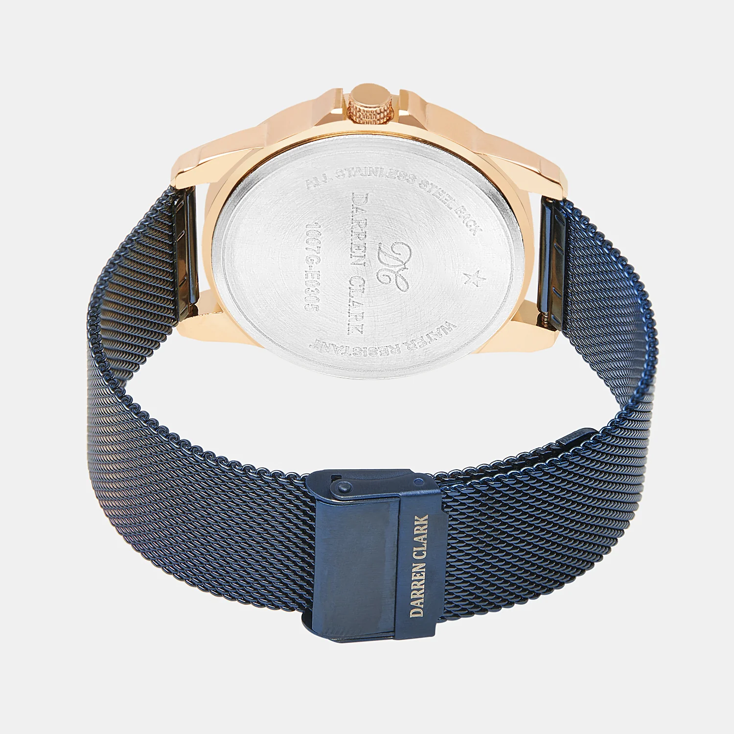 Men Quartz Blue Dial Chronograph Mesh Watch 1007G-E0305 - Image 4