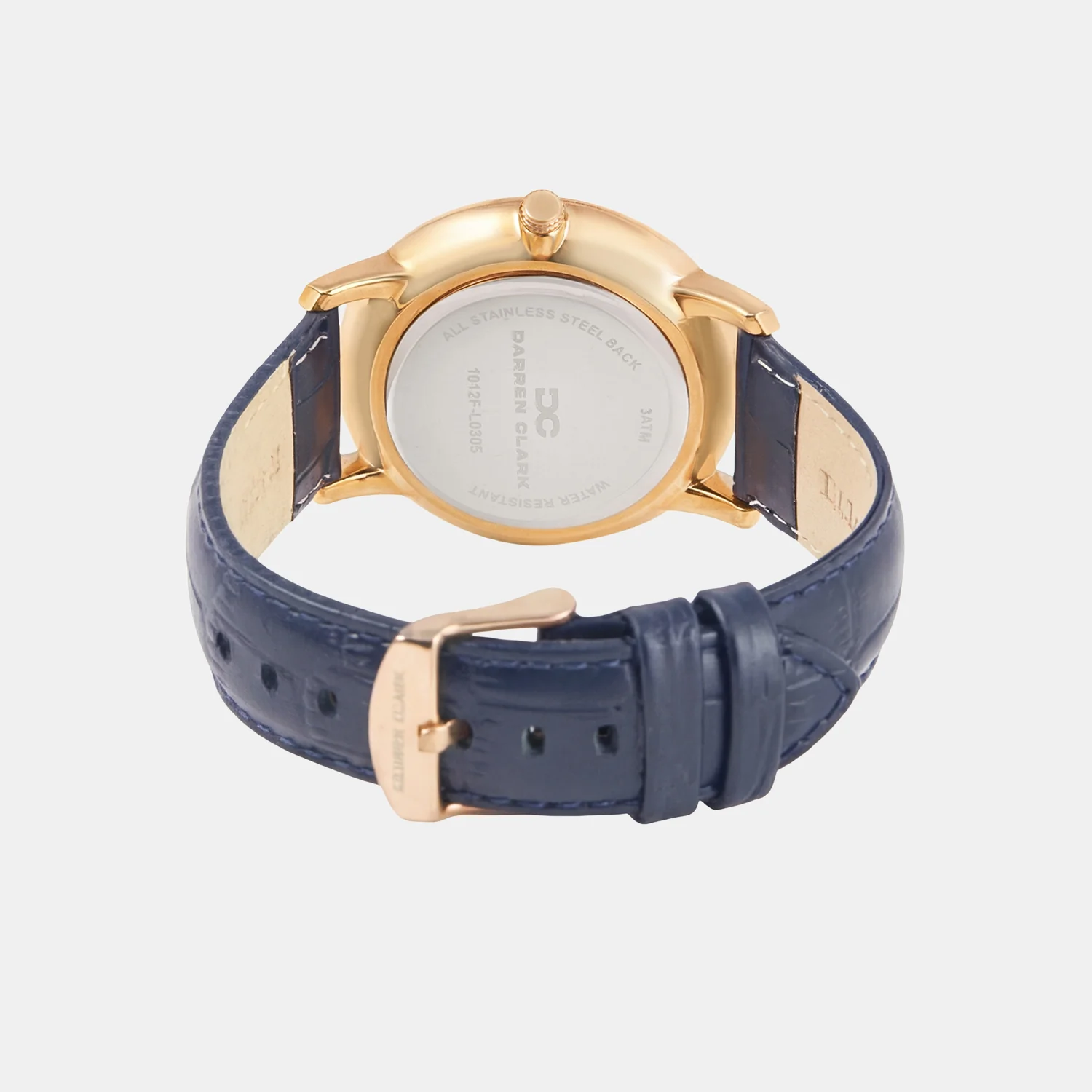 Men Quartz Blue Dial Multi-Function Leather Watch 1012F-L0305 - Image 4