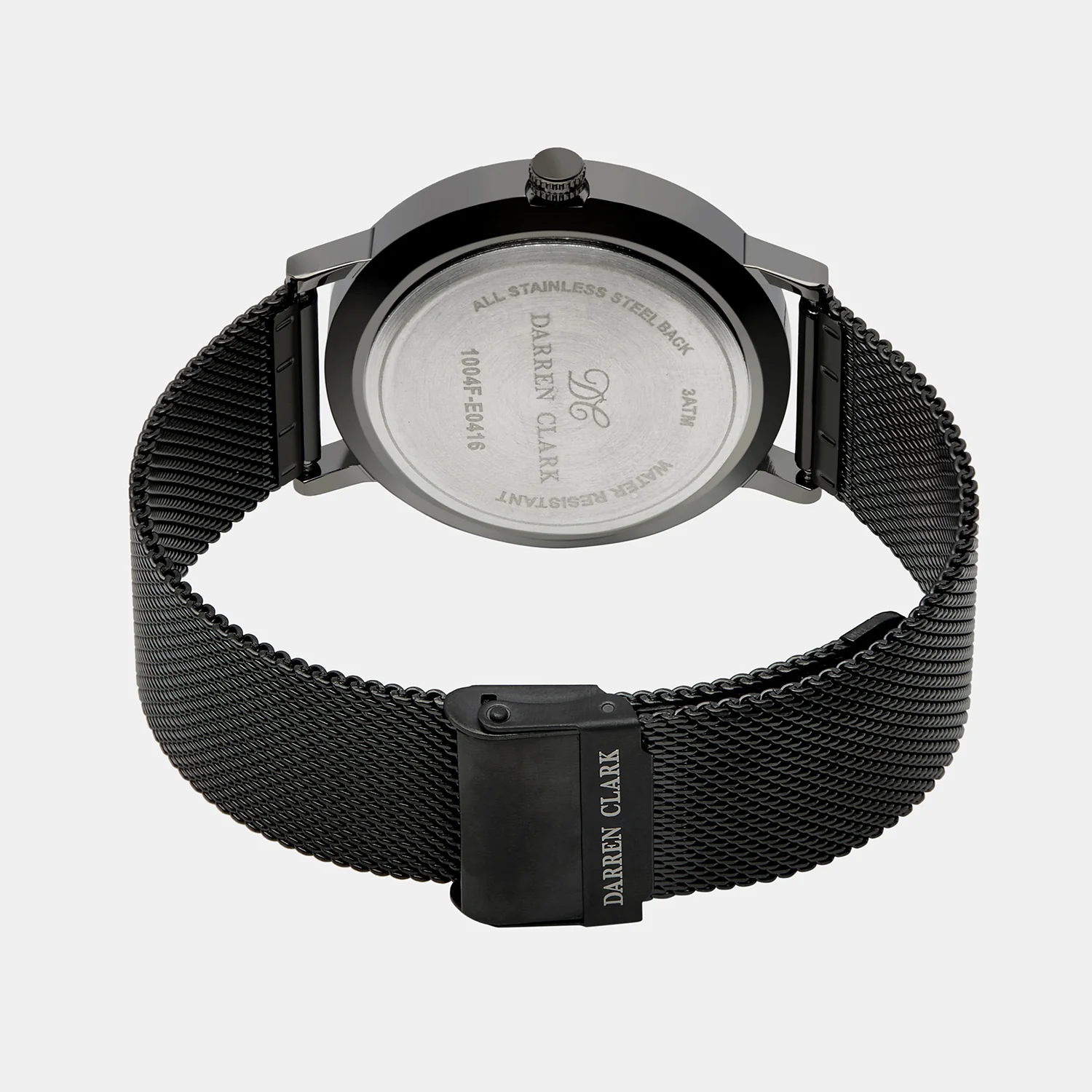 Men Quartz Grey Dial Analog Mesh Watch 1004F-E0416 - Image 4
