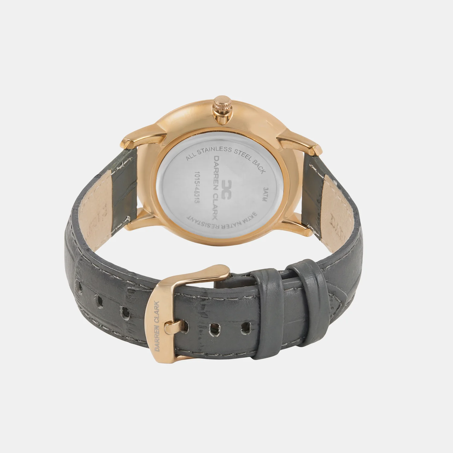 Men Quartz Grey Dial Multi-Function Leather Watch 1012F-L0815 - Image 4