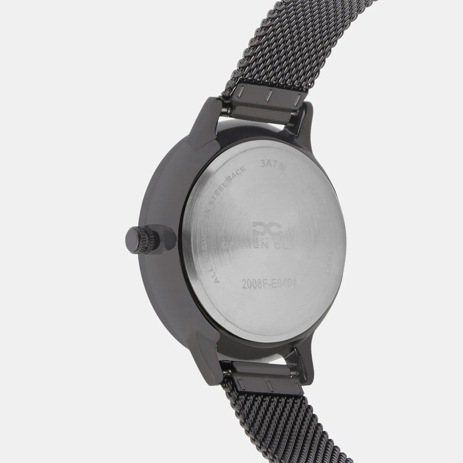 Women Quartz Black Dial Analog Mesh Watch 2008F-E0404 - Image 3