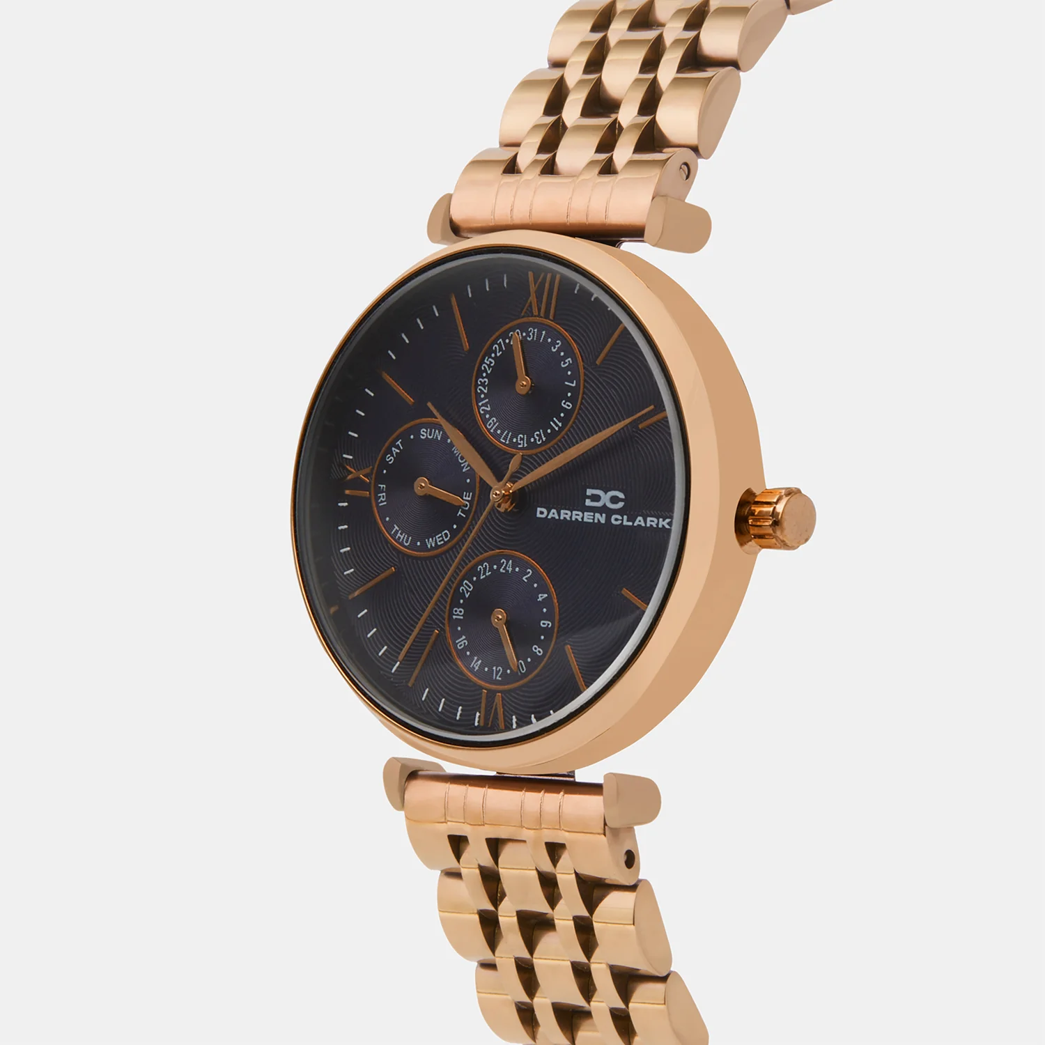 Women Quartz Blue Dial Multi-Function Metal Watch 2003C-M0305 - Image 2