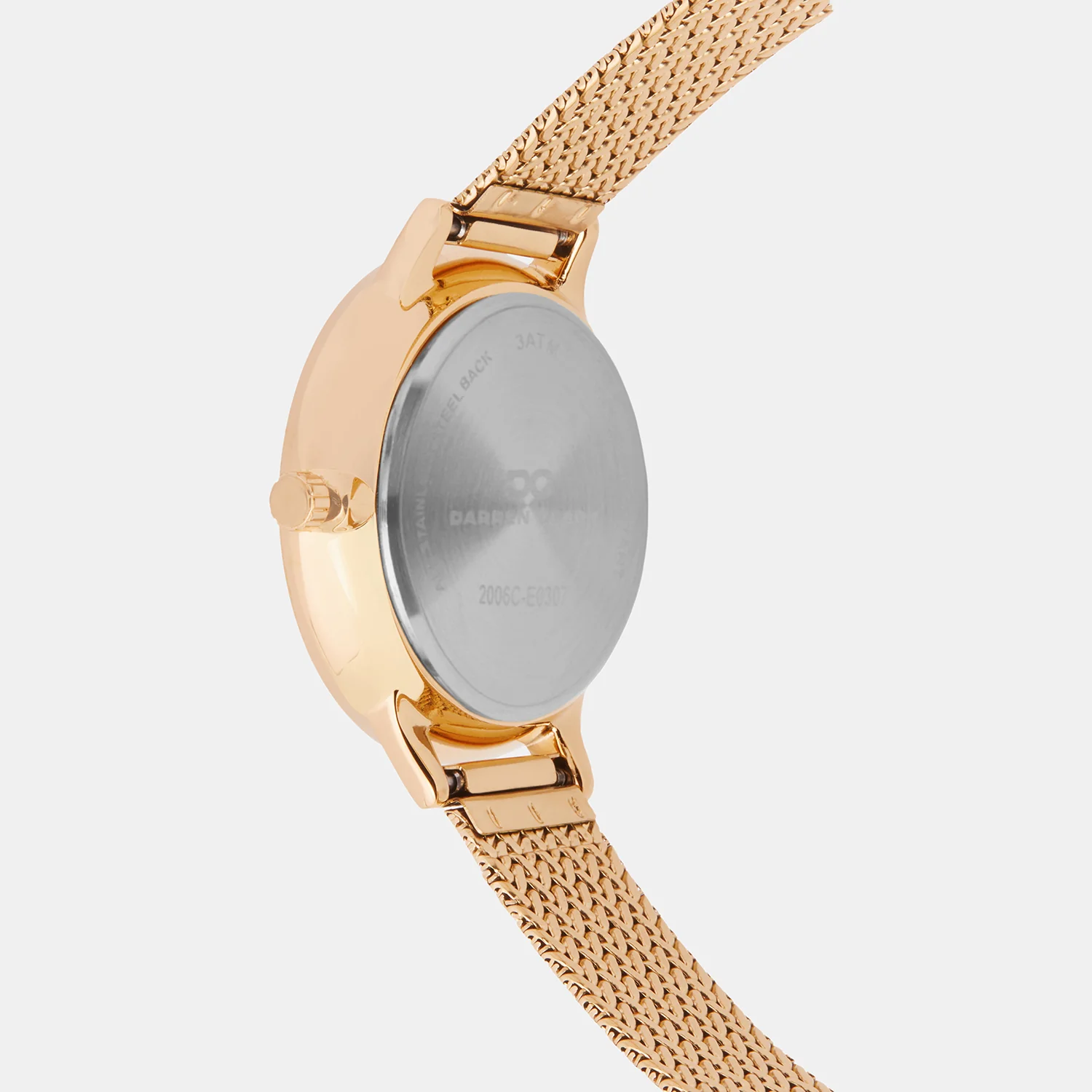 Women Quartz Pink Dial Analog Mesh Watch 2006C-E0307 - Image 4