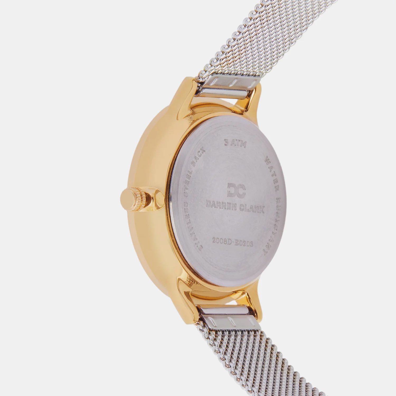 Women Quartz Silver Dial Analog Mesh Watch 2008D-E0203 - Image 4