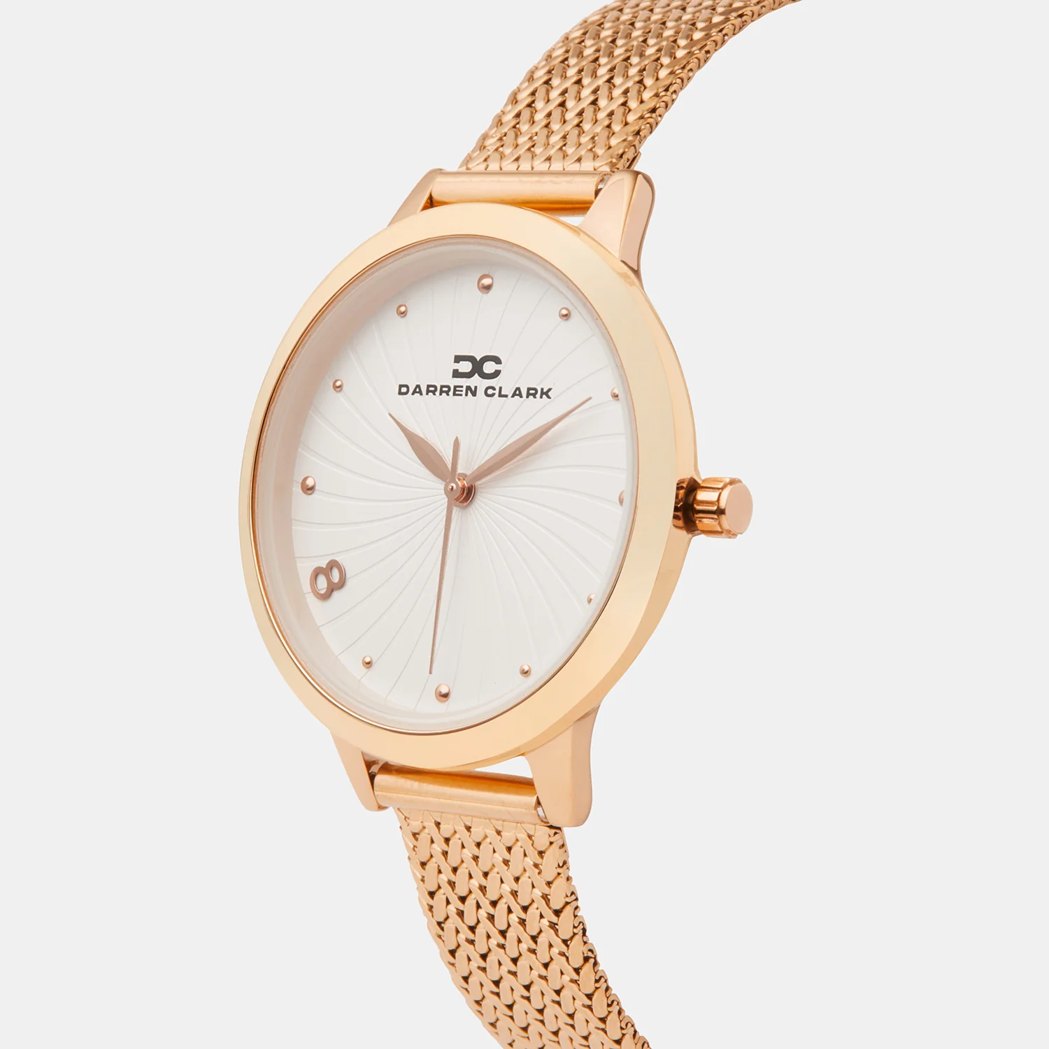 Women Quartz White Dial Analog Mesh Watch 2006C-E0302 - Image 2