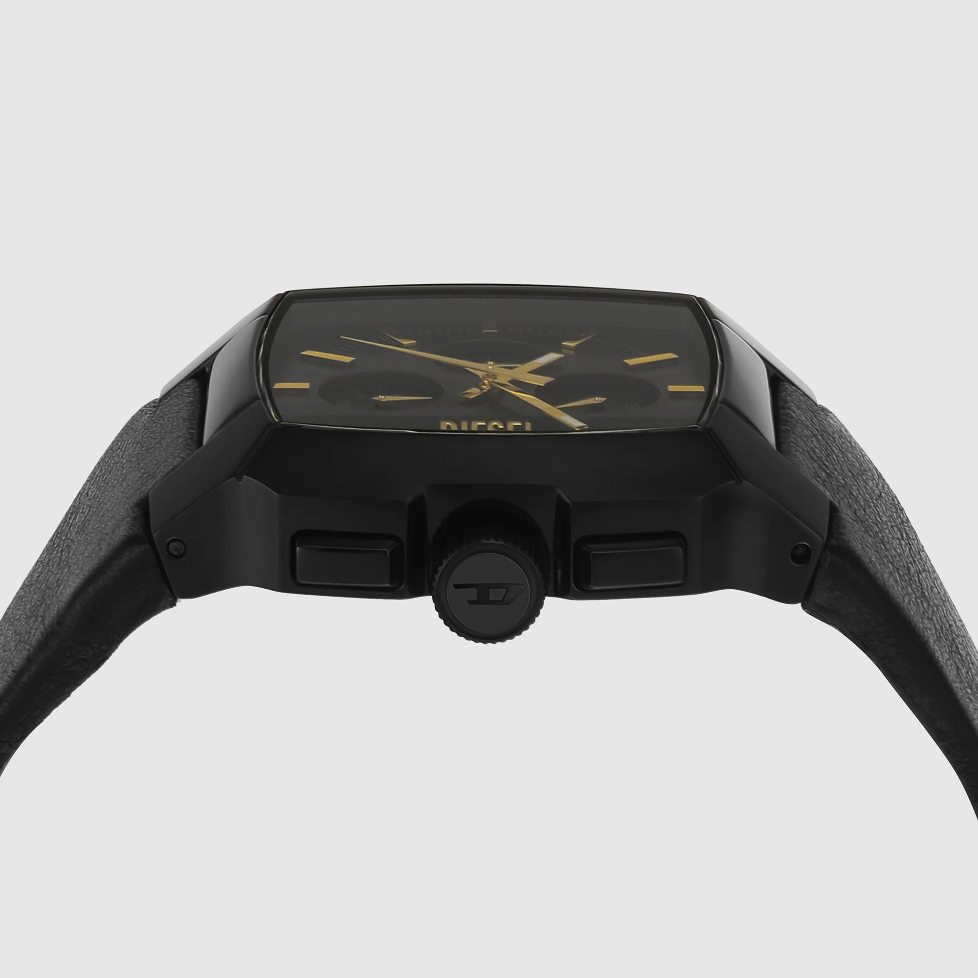 Cliffhanger Men Quartz Black Dial Chronograph Leather Watch DZ4645 - Image 2