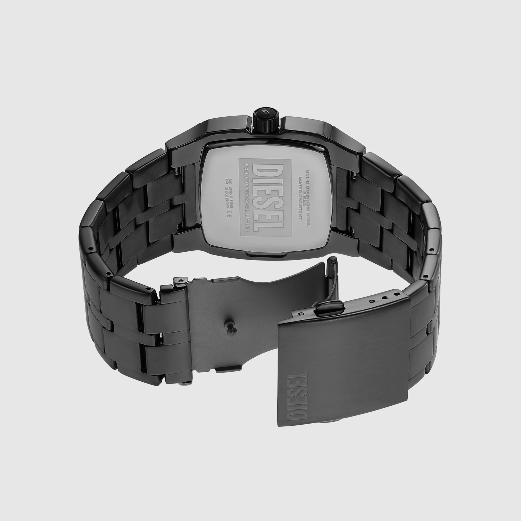 Cliffhanger Men Quartz Grey Dial Analog Stainless Steel Watch DZ2188 - Image 3