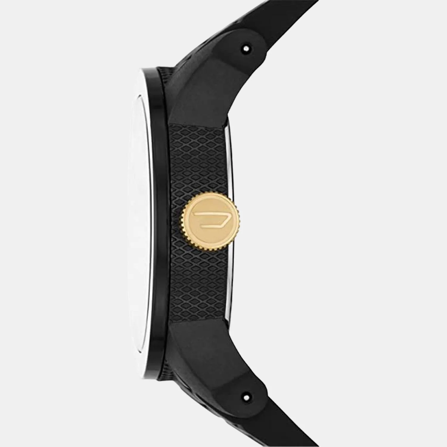 Double Down Men Quartz Black Dial Analog Silicone Watch DZ1972 - Image 2