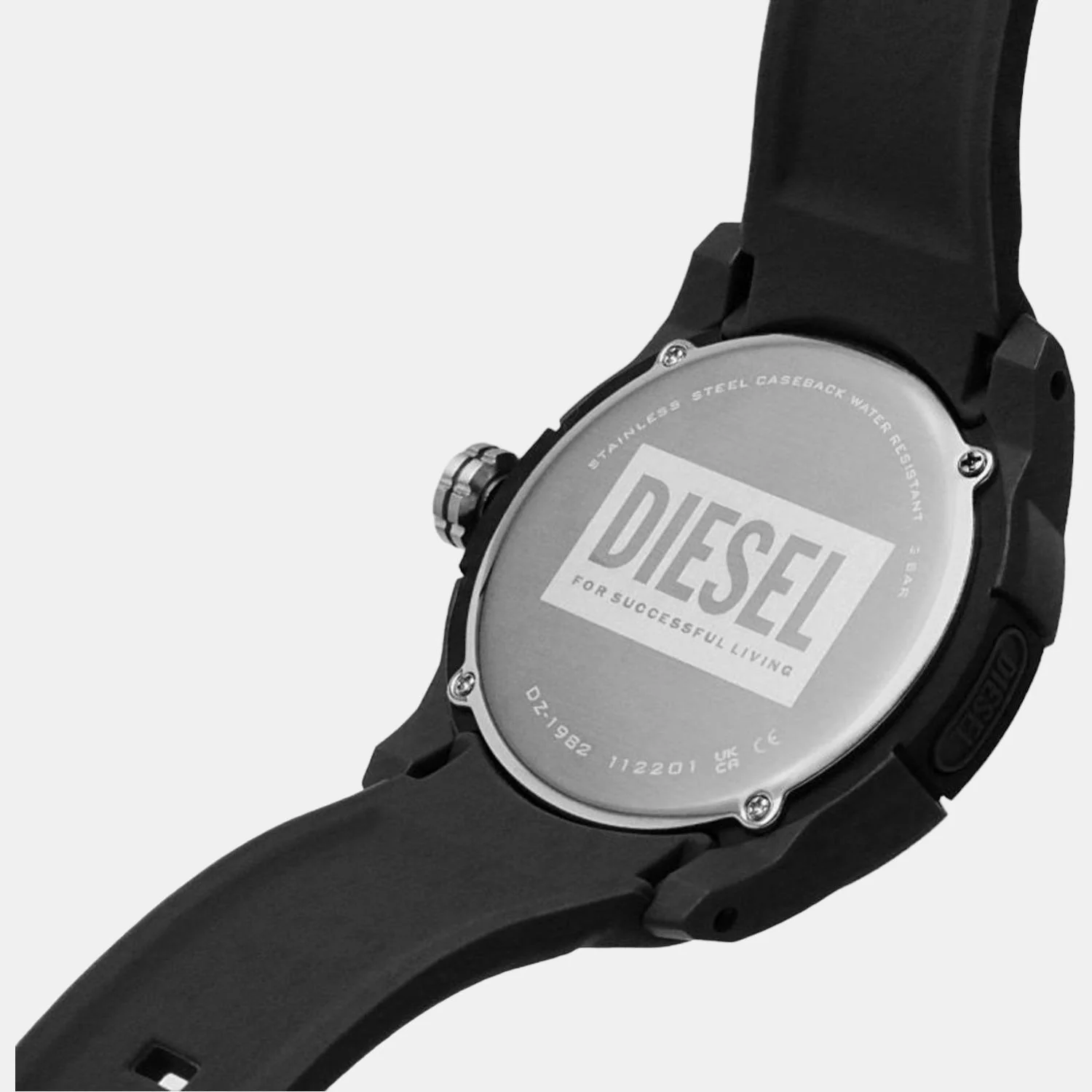 Double Up Men Quartz Brown Dial Analog Silicone Watch DZ1982 - Image 5