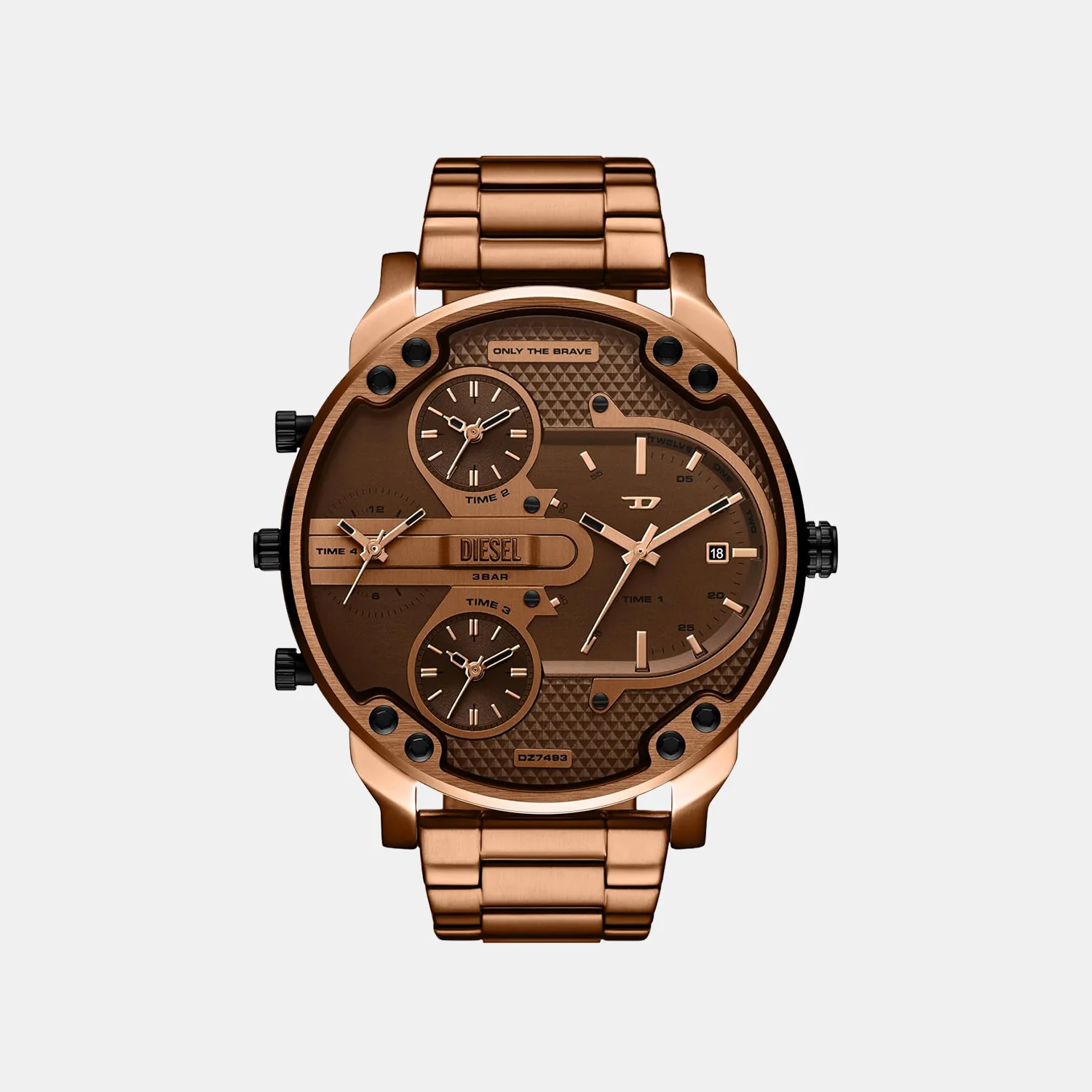 Men Quartz Multi Dial Analog Steel Watch DZ7493