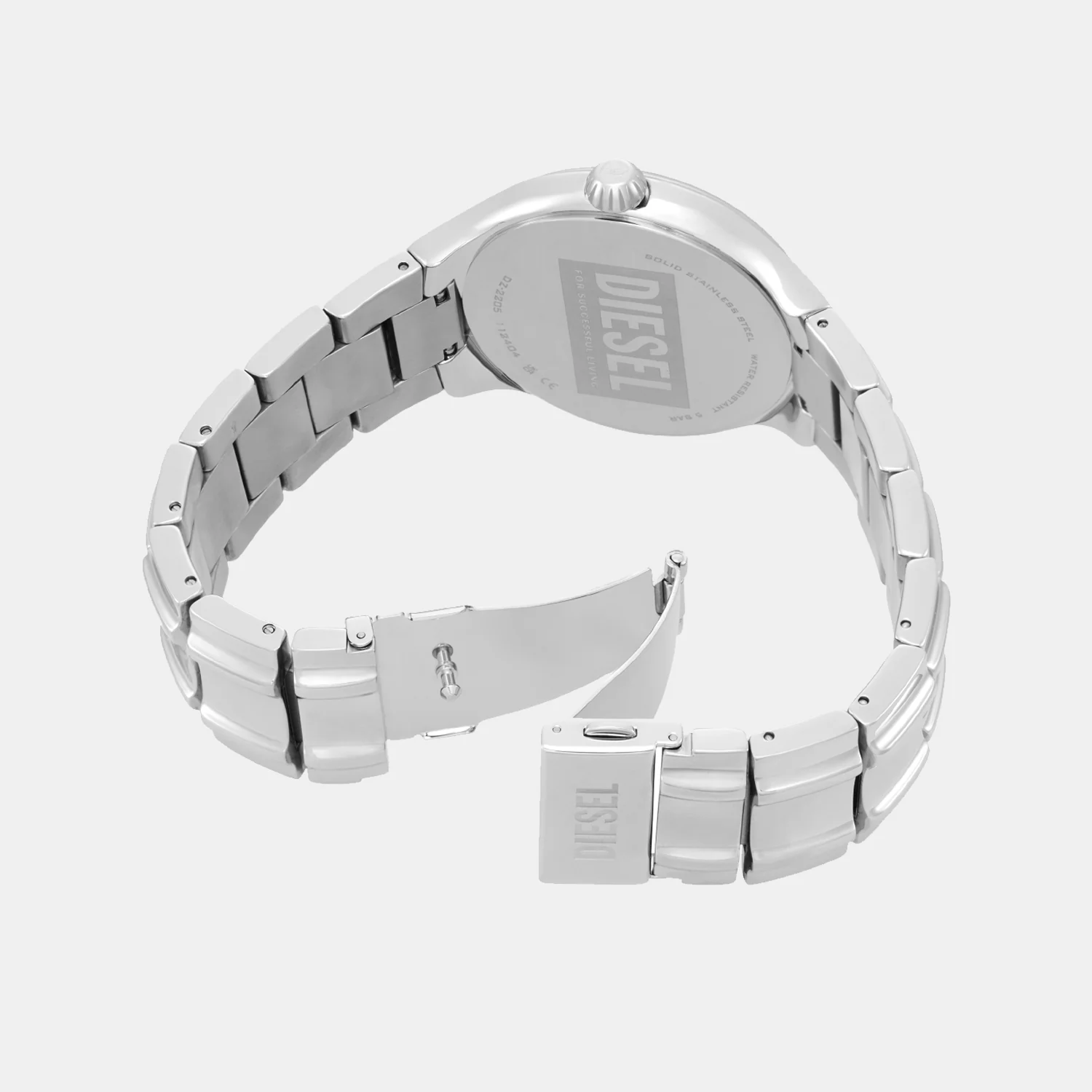 Streamline Men Quartz White Dial Analog Stainless Steel Watch DZ2205 - Image 5