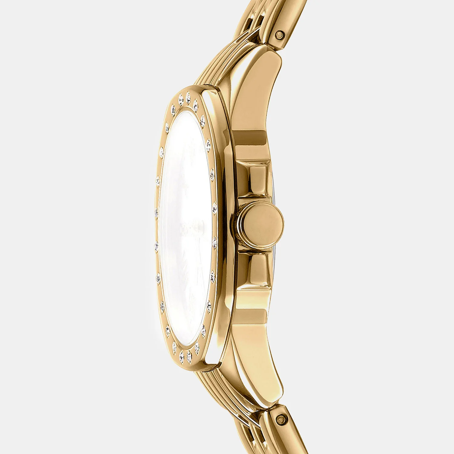 Brooklyn Mini Women Quartz Silver Dial Analog Stainless Steel Watch DK1L013M0065 - Image 3