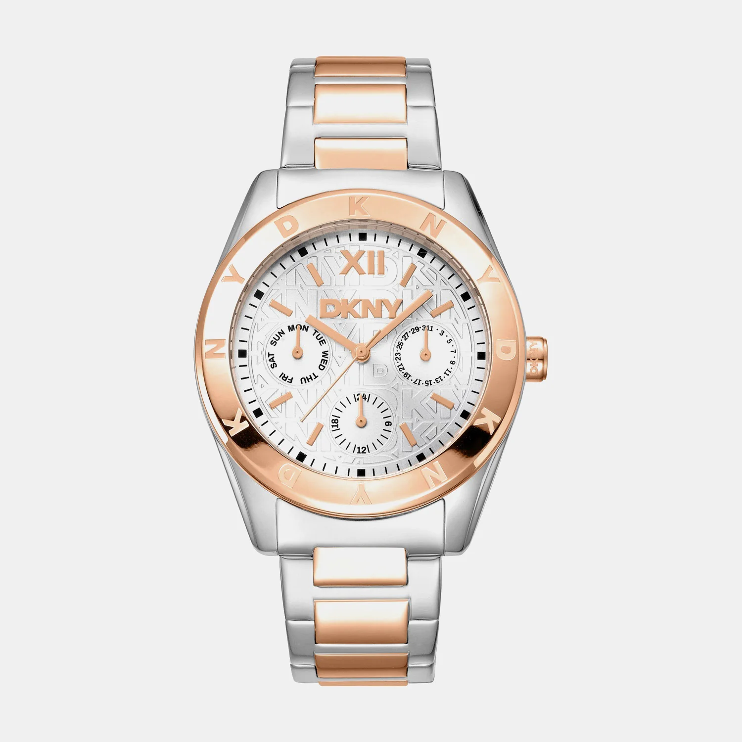 Chambers Multi Sport Women Quartz Silver Dial Multi-Function Stainless Steel Watch DK1L015M0065
