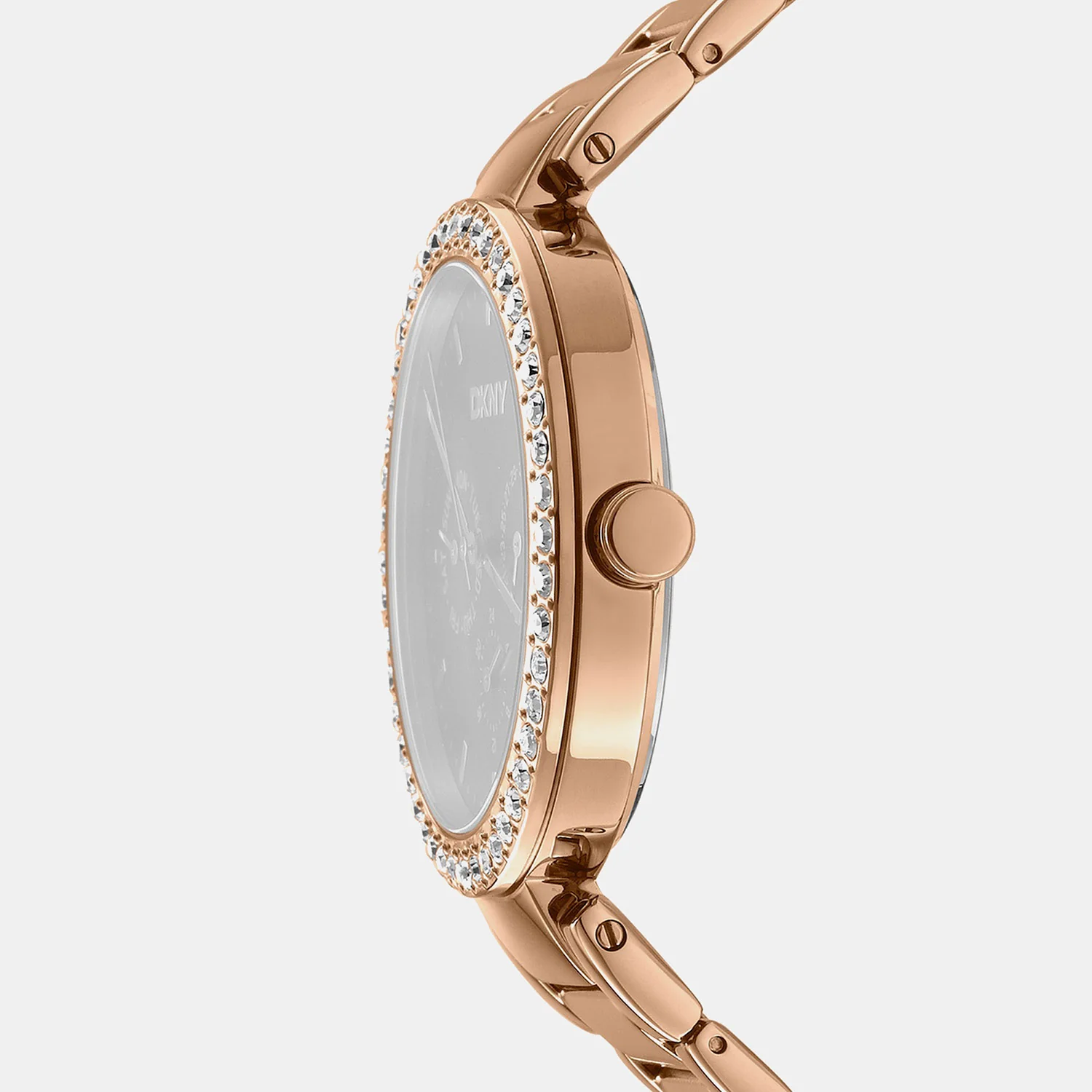 Downtown Glitz Women Quartz Blue Dial Multi-Function Stainless Steel Watch DK1L044M0065 - Image 3