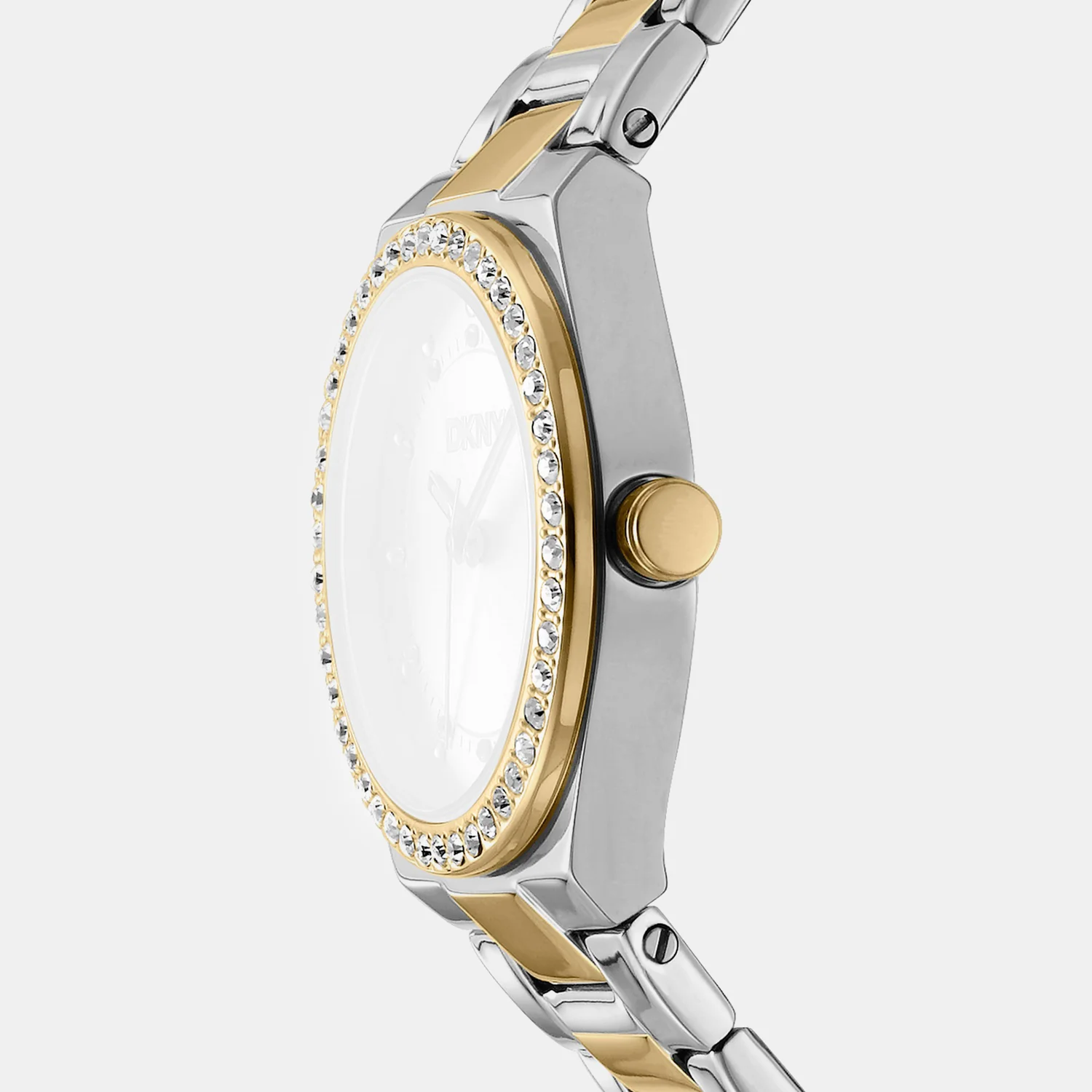 Evening Women Quartz Champagne Dial Analog Stainless Steel Watch DK1L100M0085 - Image 3