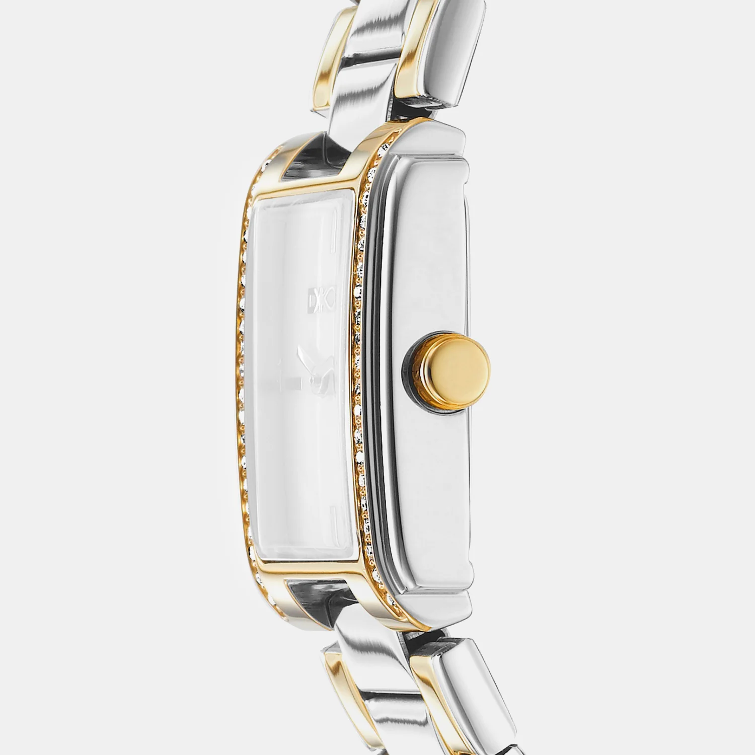 Evening Women Quartz White Mother Of Pearl Dial Analog Stainless Steel Watch DK1L122M0075 - Image 3