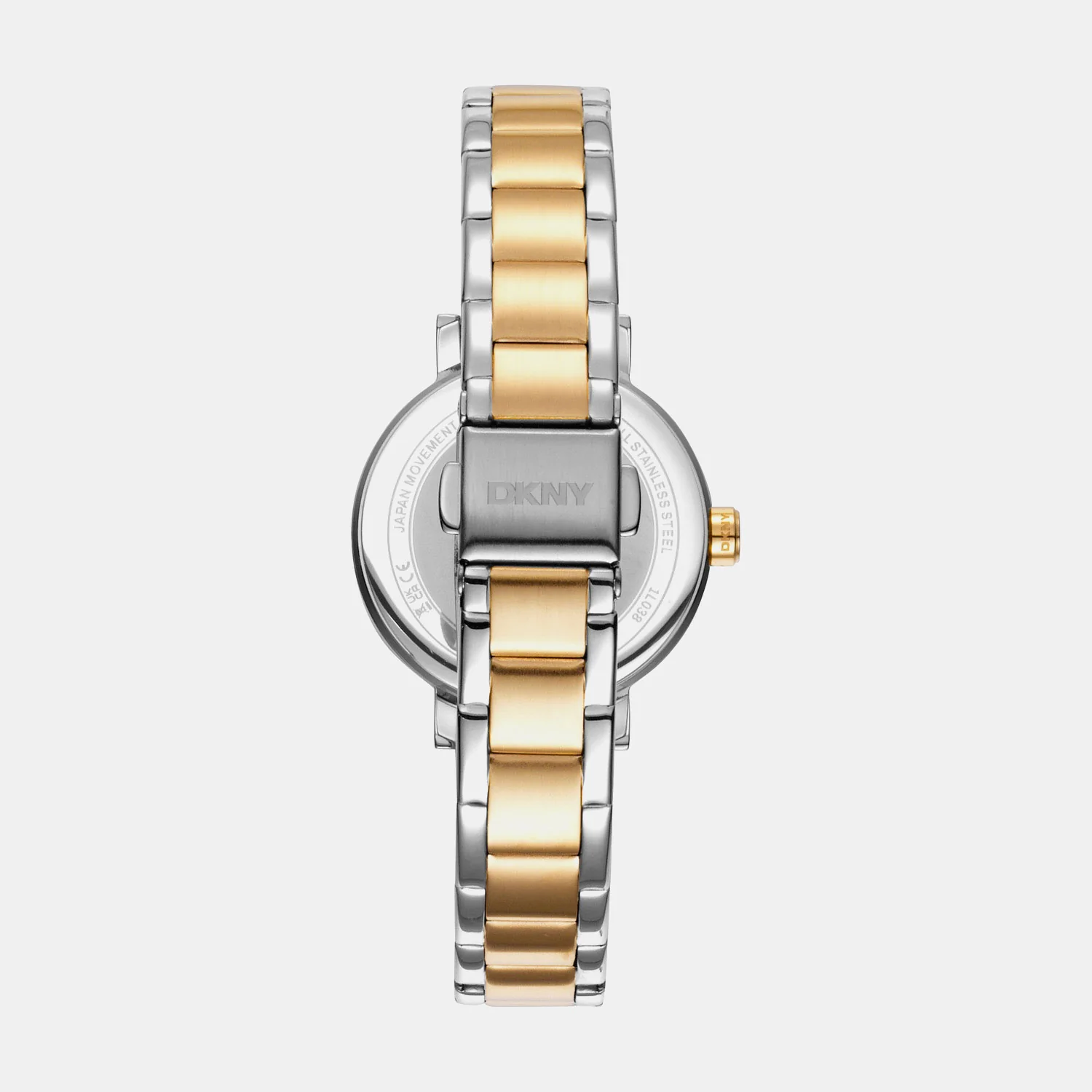 Soho Glitz Women Quartz Champagne Dial Analog Stainless Steel Watch DK1L038M0075 - Image 2