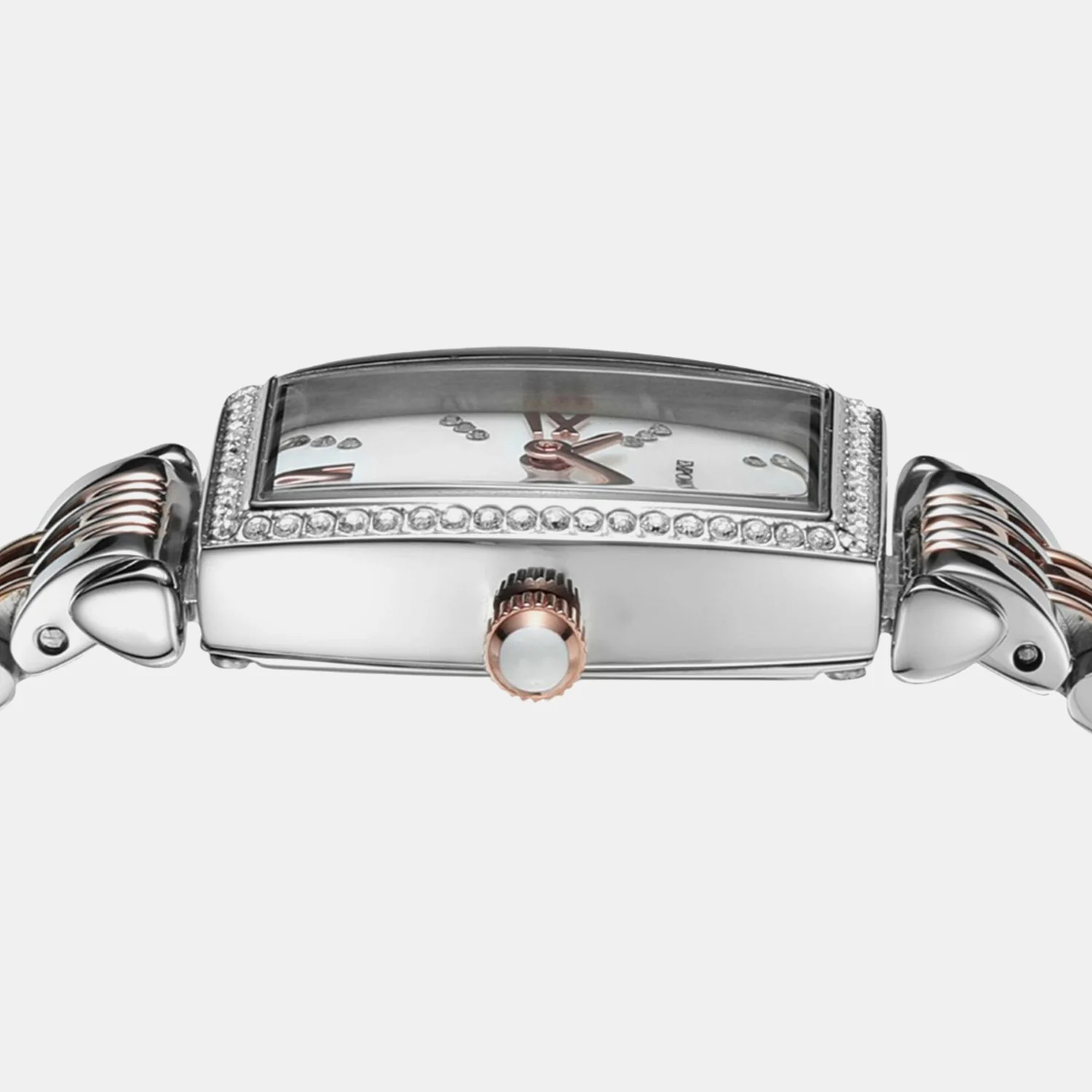 Gianni T-B Women Quartz White Dial Analog Stainless Steel Watch AR11519 - Image 5