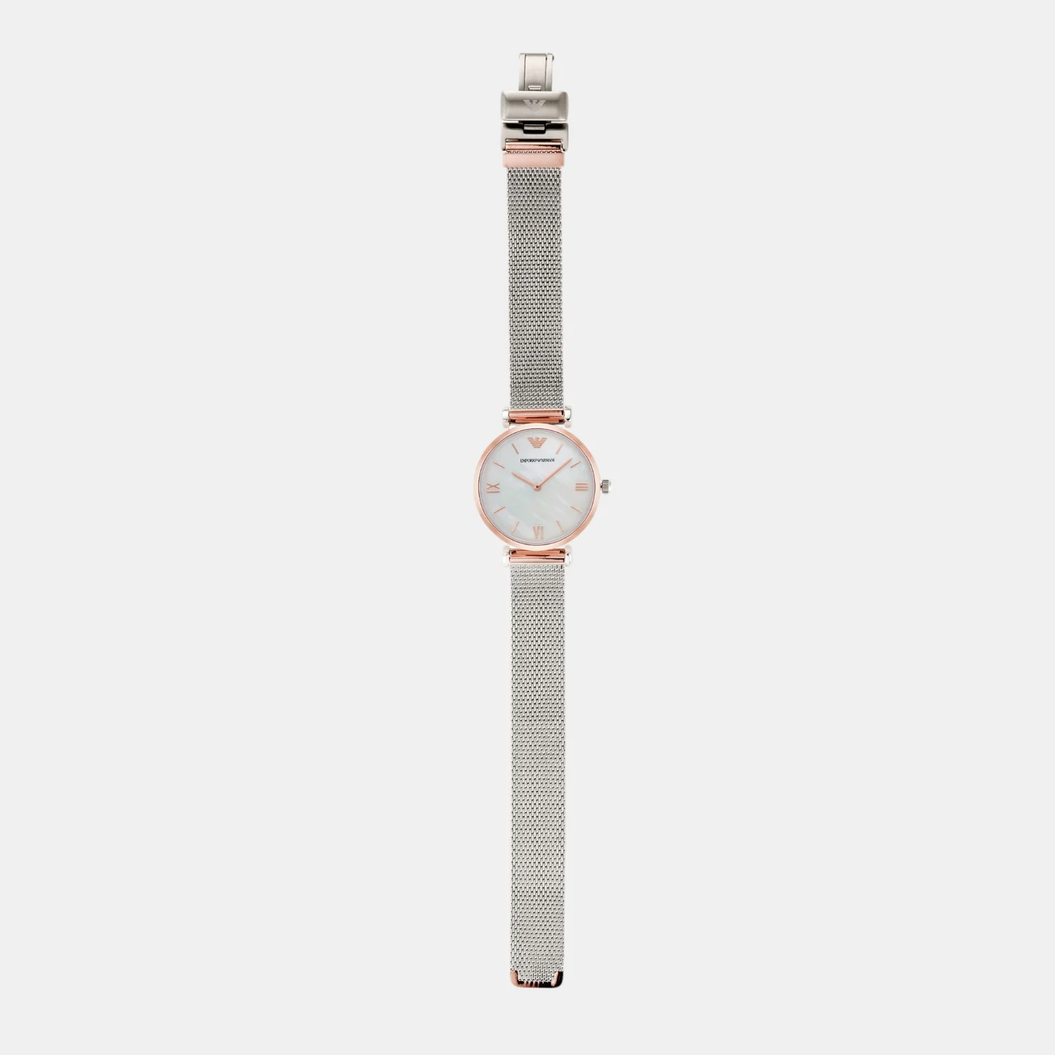 Gianni T-Bar Women Quartz White Mother Of Pearl Dial Analog Stainless Steel Watch AR2067 - Image 6