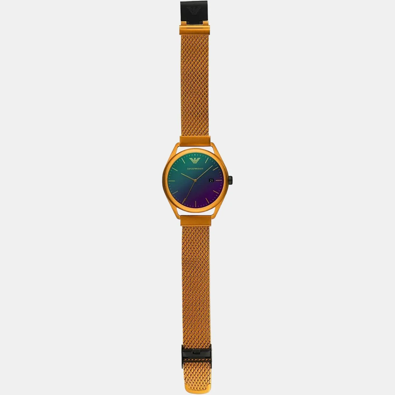 Men Quartz Two Tone Dial Analog Stainless Steel Watch AR11327 - Image 6
