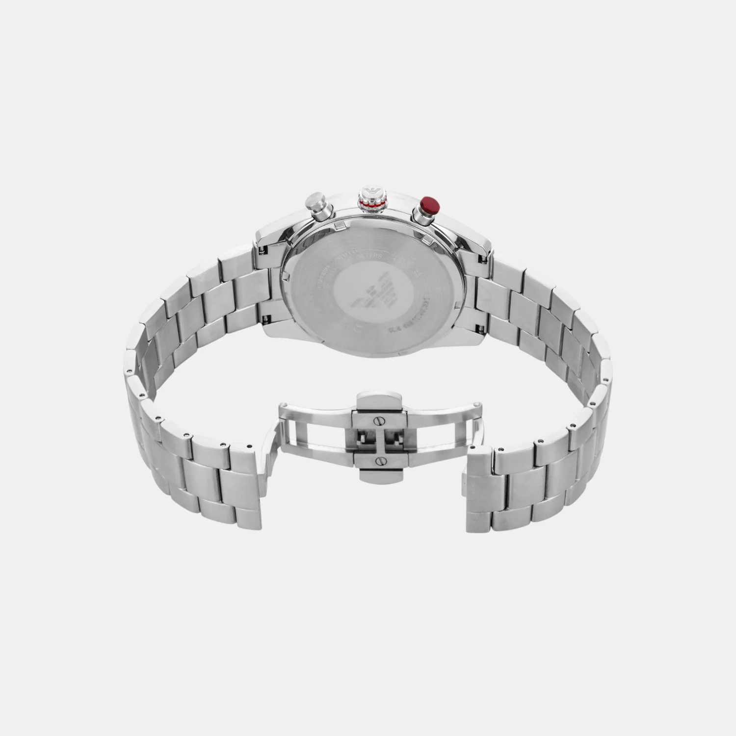 Men Quartz Two Tone Dial Chronograph Stainless Steel Watch AR11645 - Image 6