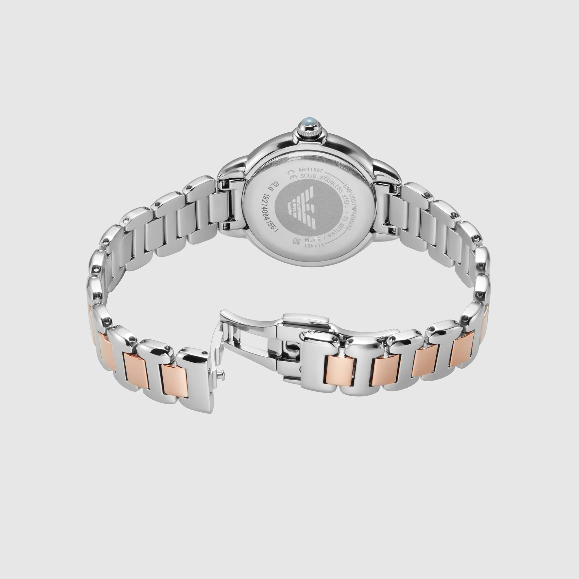 Mia Women Quartz Blue Dial Analog Stainless Steel Watch AR11597 - Image 3